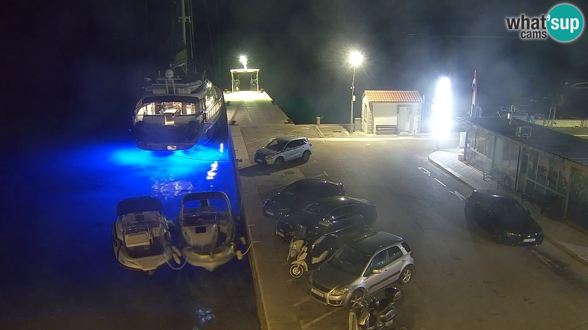 Webcam Bol centre-ville & marina – Vue en direct depuis Bol, île de Brač