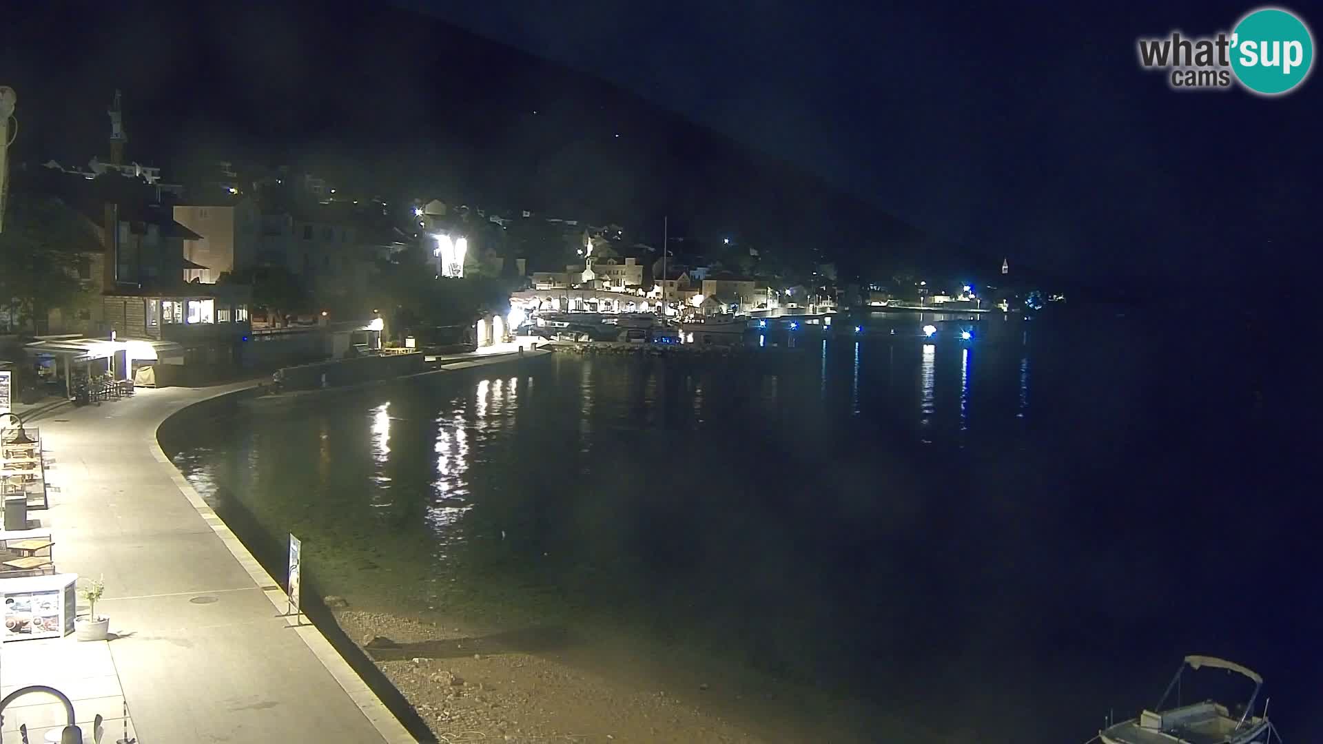 Spletna kamera Bol – Center mesta in marina v živo