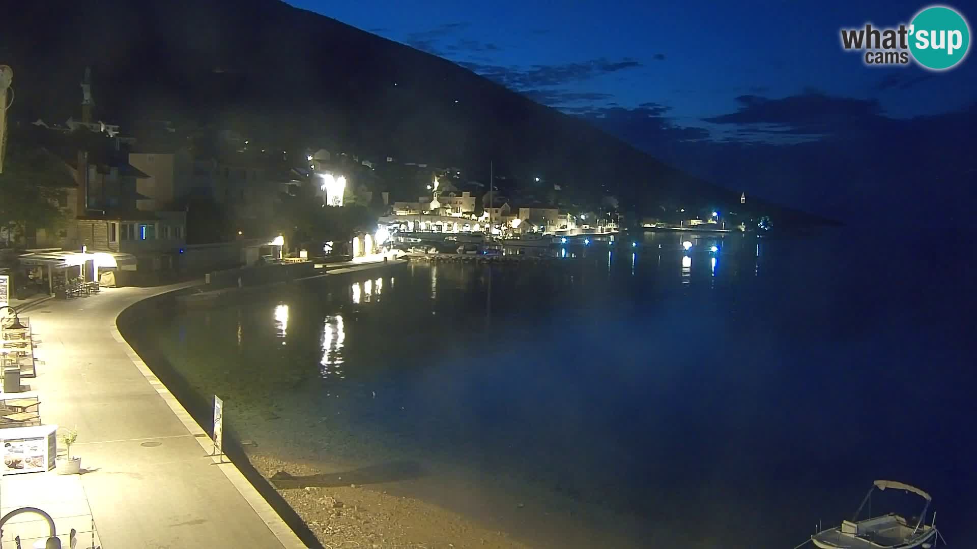 Webcam Bol centre-ville & marina – Vue en direct depuis Bol, île de Brač