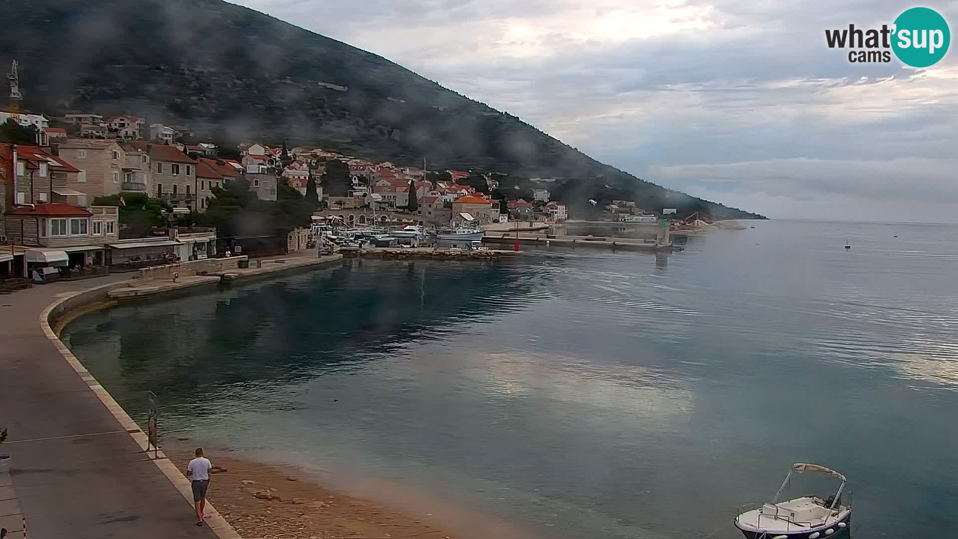 Webcam Bol centre-ville & marina – Vue en direct depuis Bol, île de Brač
