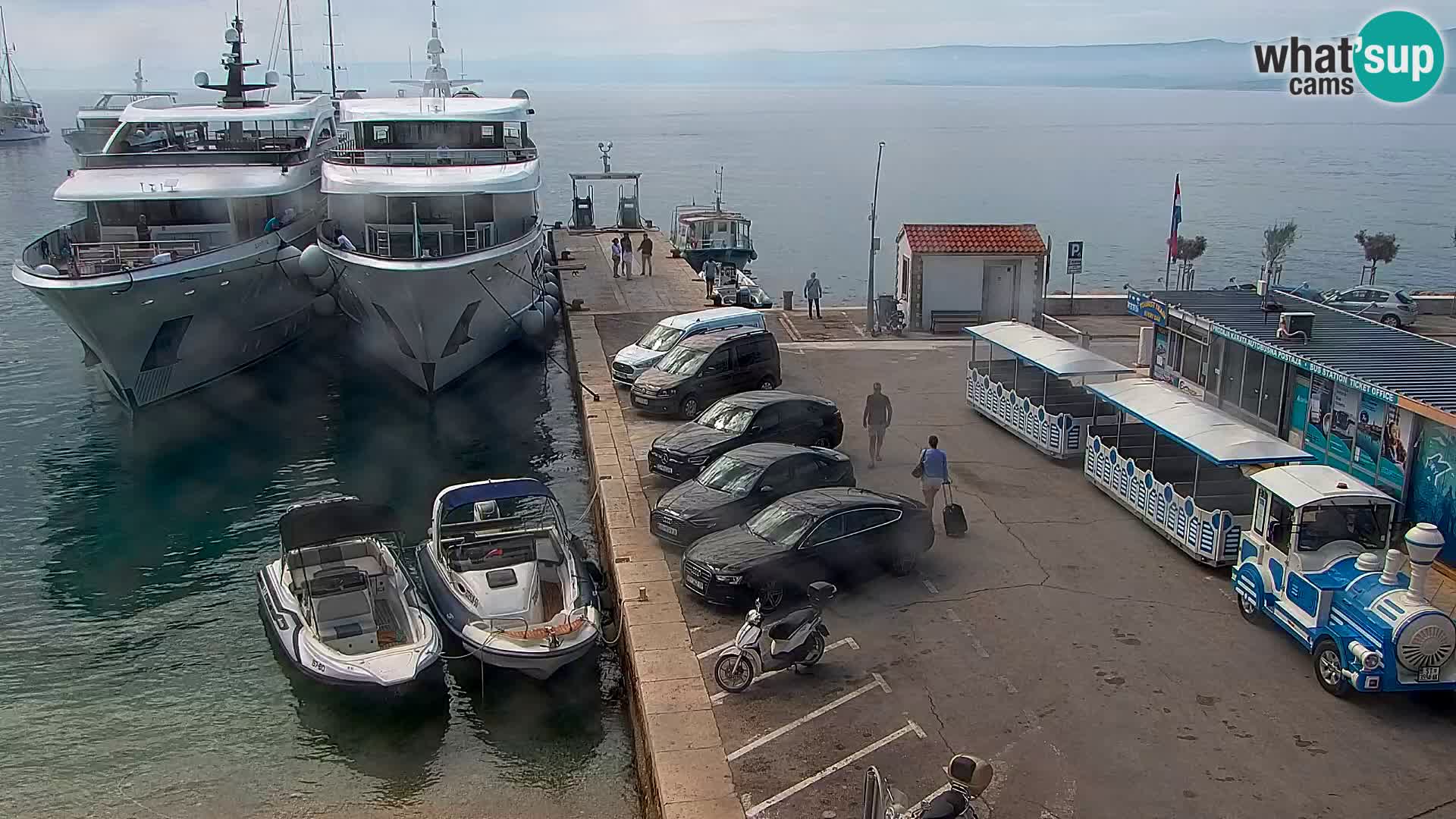 Webcam Bol Centre-Ville & Marina – Vue en direct depuis Bol, île de Brač
