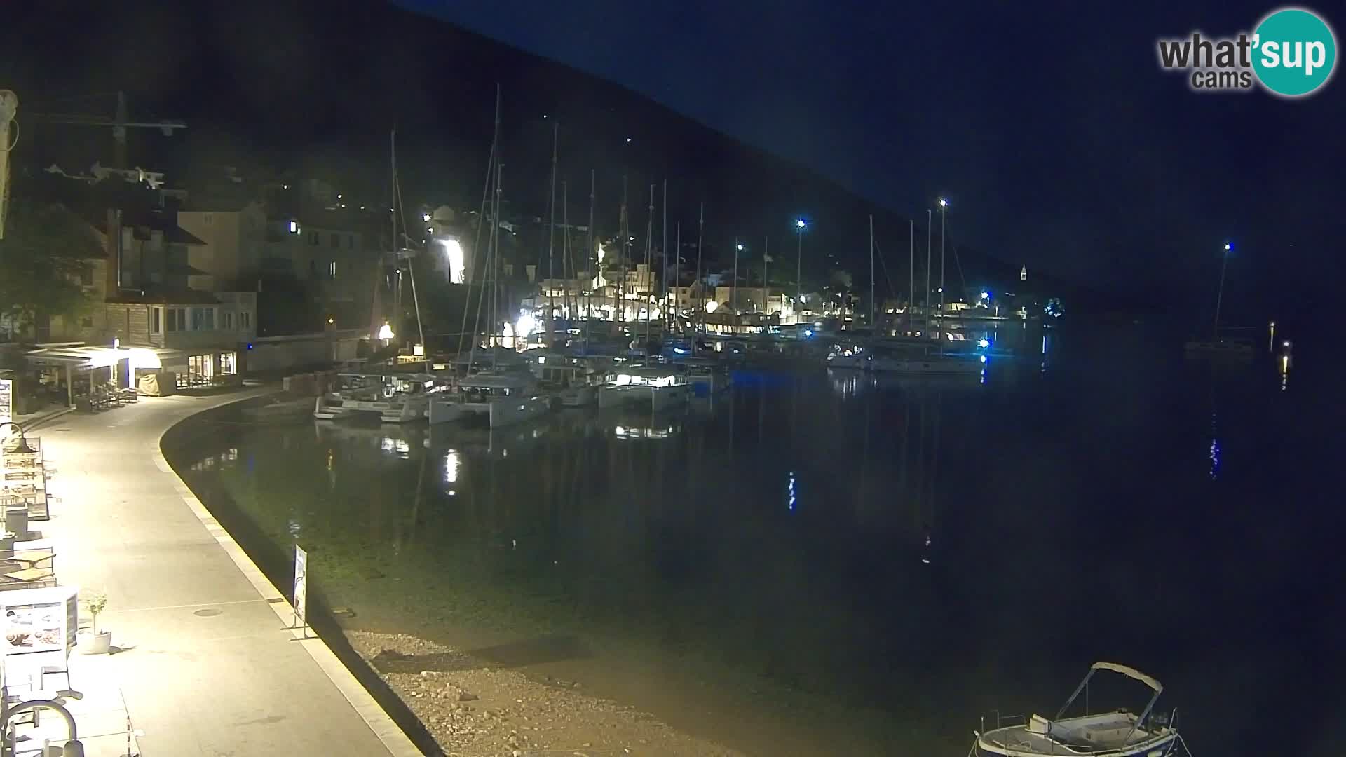 Webcam Bol Hafen & Ortszentrum – Liveblick aus Bol auf der Insel Brač