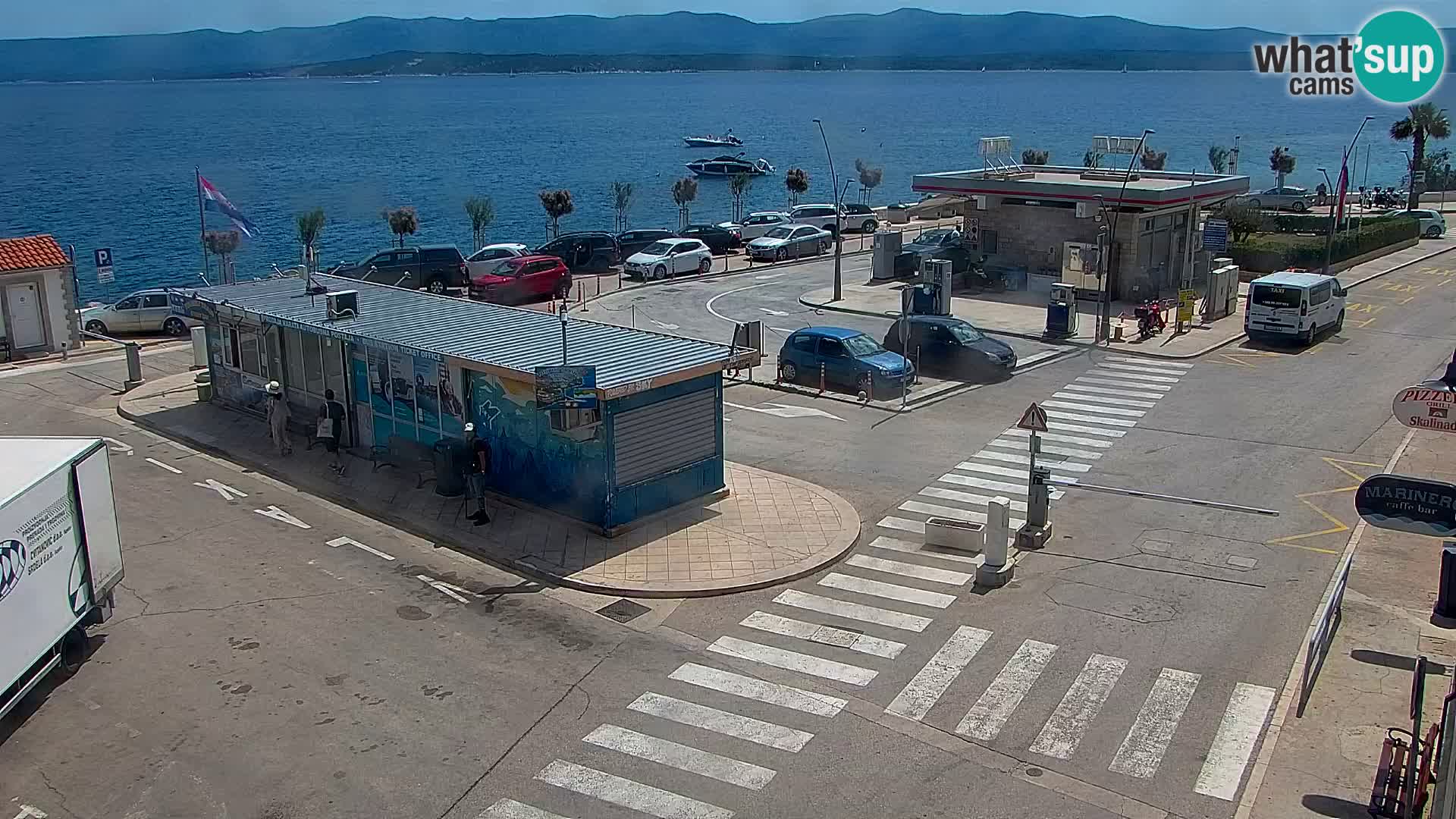 Webcam Bol Centre-Ville & Marina – Vue en direct depuis Bol, île de Brač