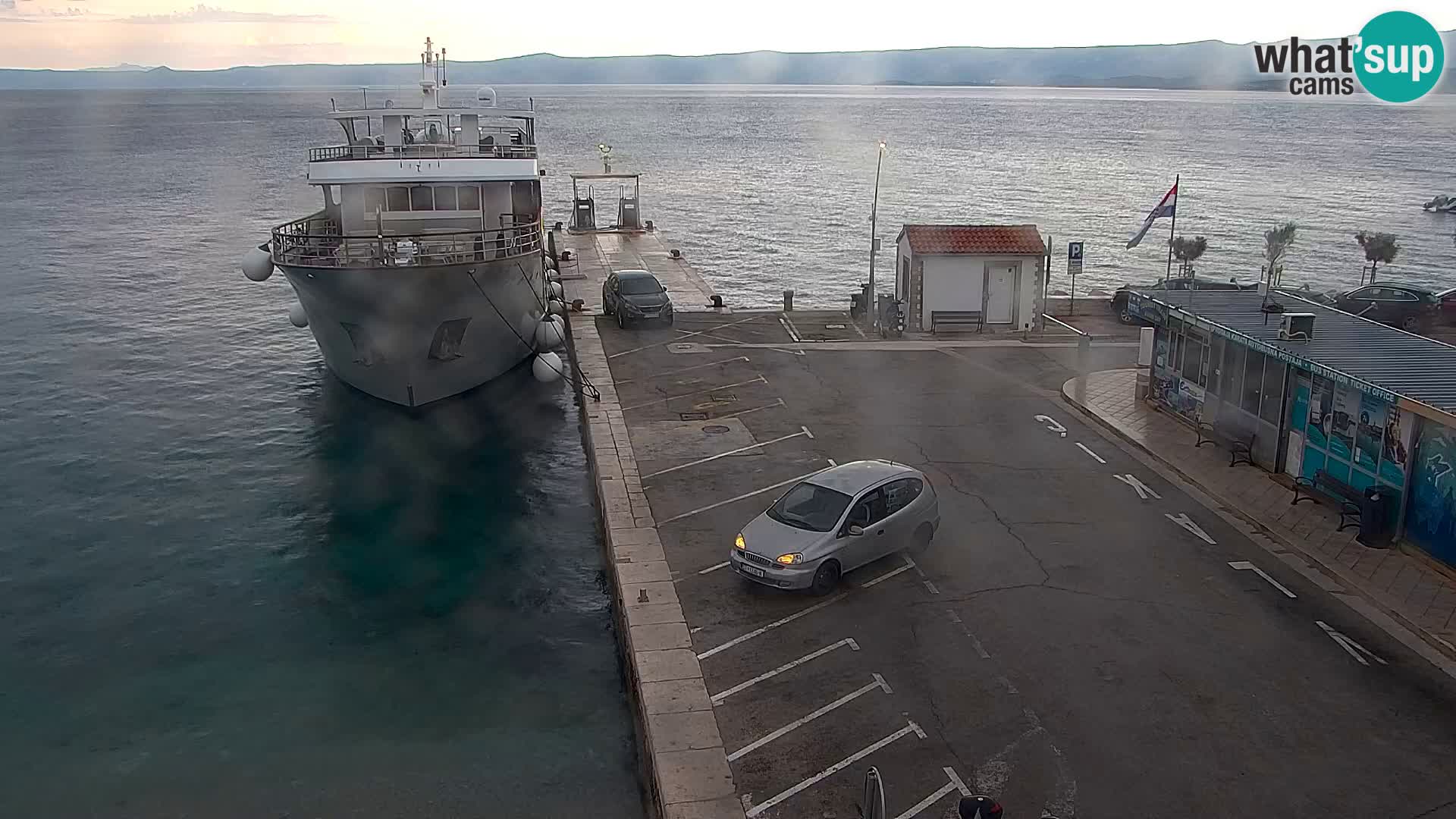 Webcam Bol centre-ville & marina – Vue en direct depuis Bol, île de Brač