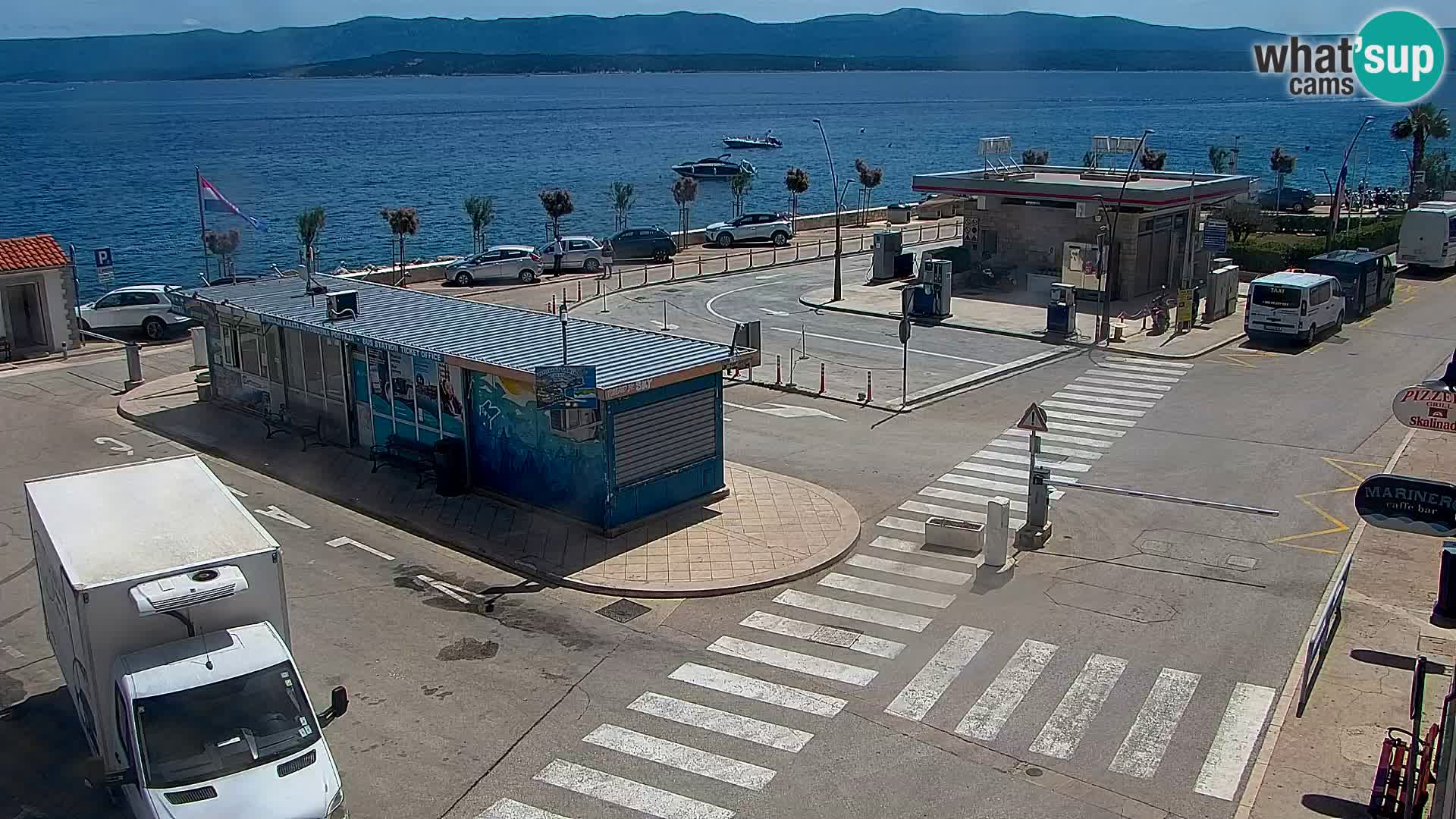 Webcam Bol centre-ville & marina – Vue en direct depuis Bol, île de Brač