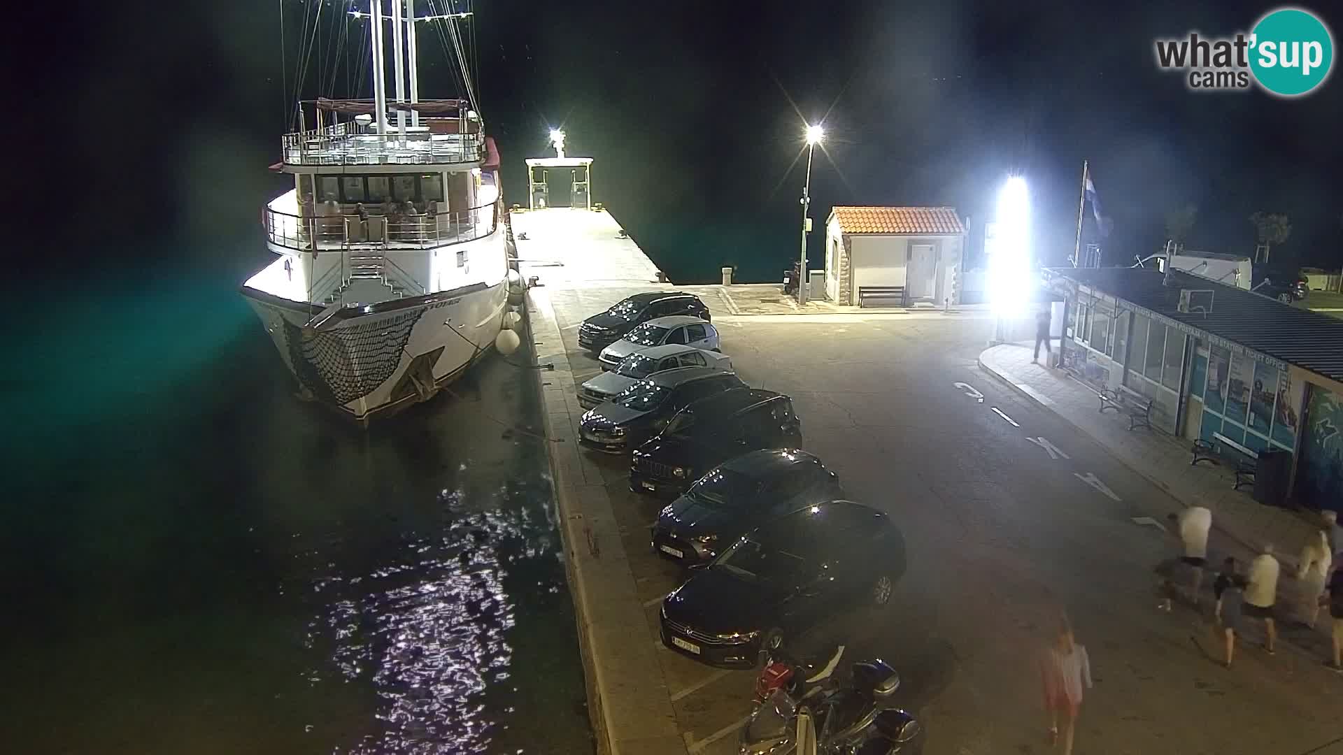 Webcam Bol centre-ville & marina – Vue en direct depuis Bol, île de Brač