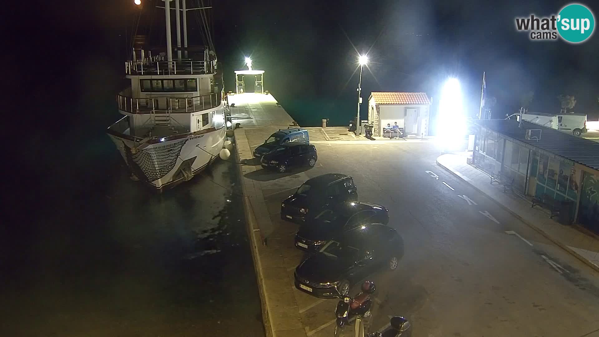 Webcam Bol Centro e Marina – Vista live dal porto di Bol