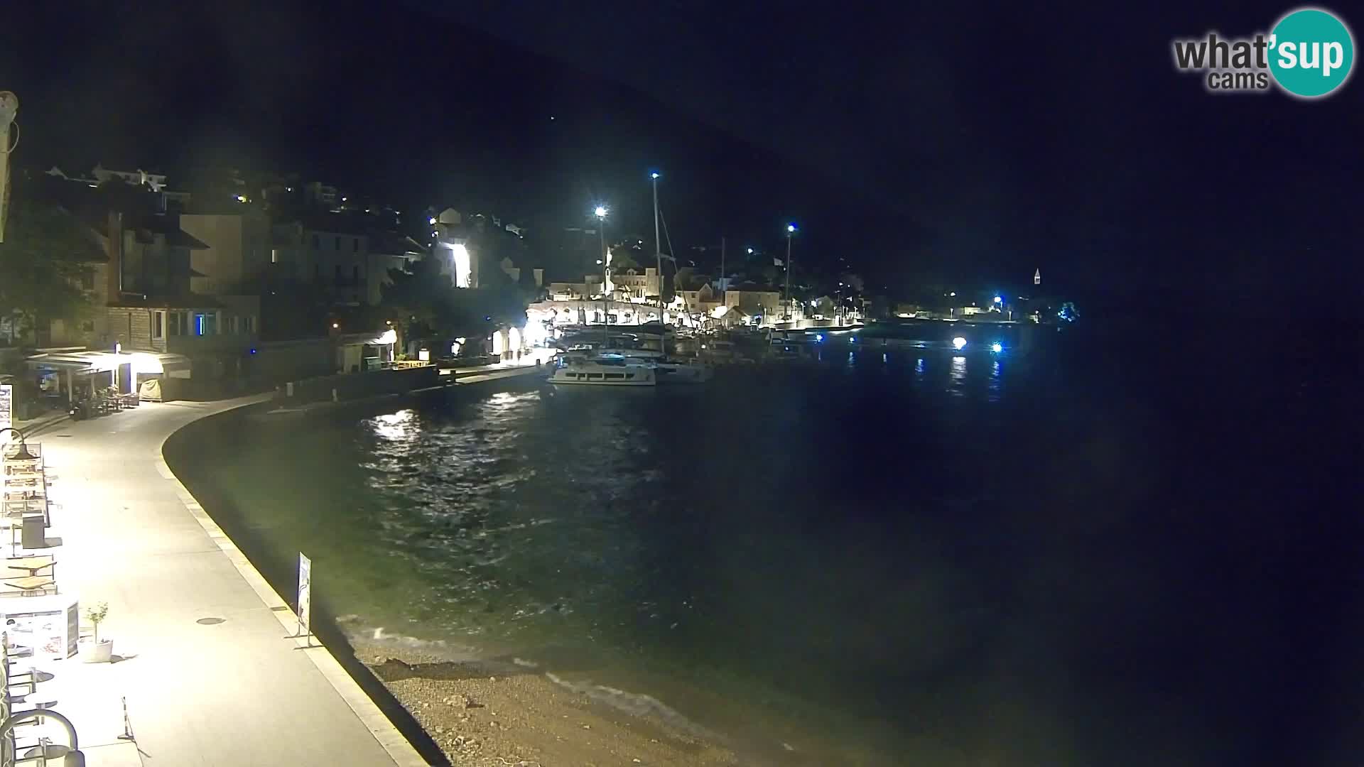Webcam Bol centre-ville & marina – Vue en direct depuis Bol, île de Brač