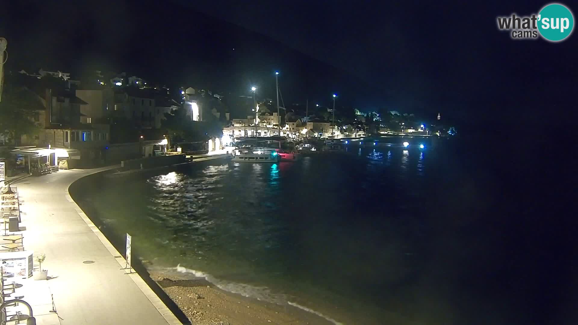 Webcam Bol Centre-Ville & Marina – Vue en direct depuis Bol, île de Brač