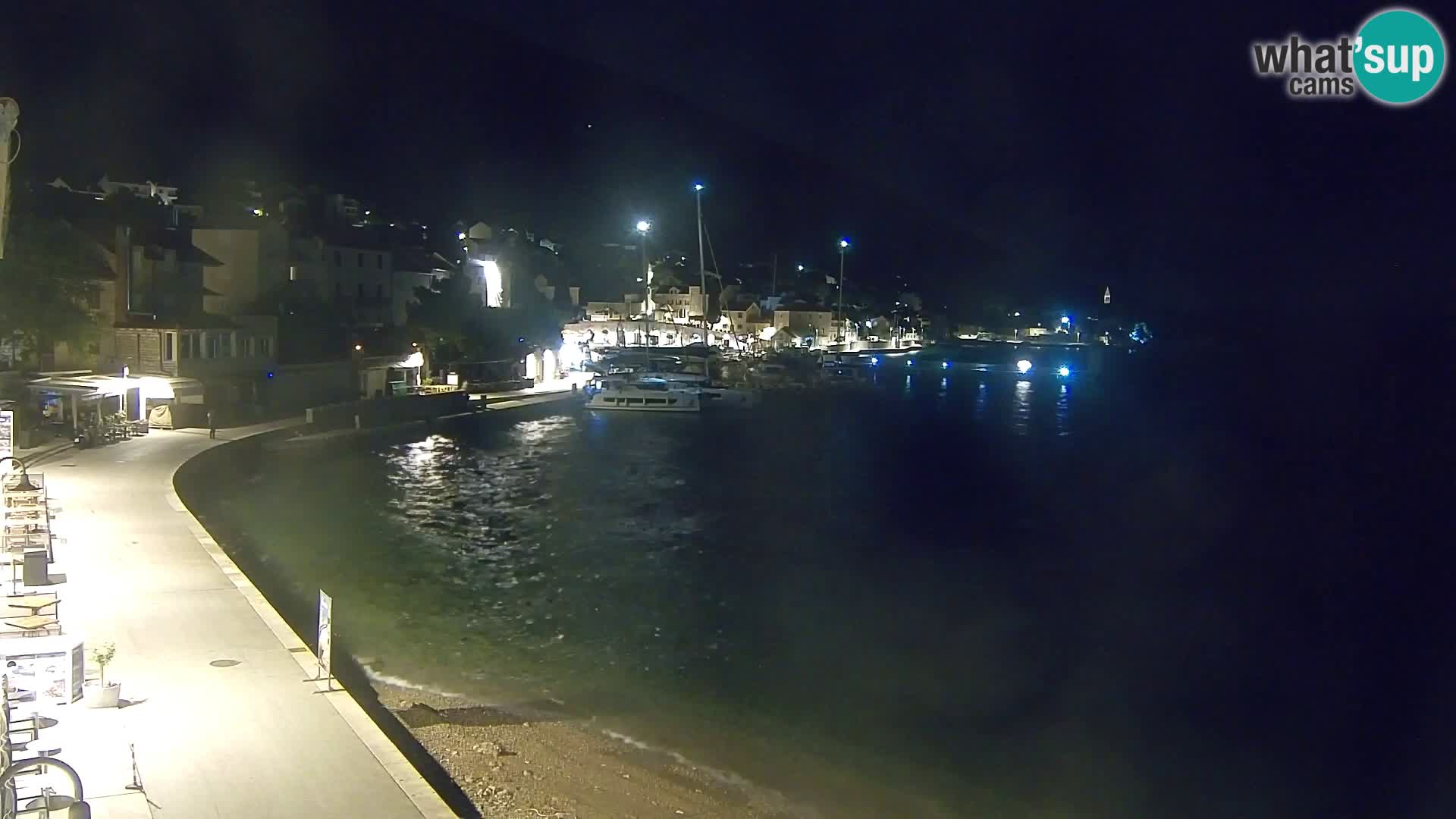 Webcam Bol centre-ville & marina – Vue en direct depuis Bol, île de Brač
