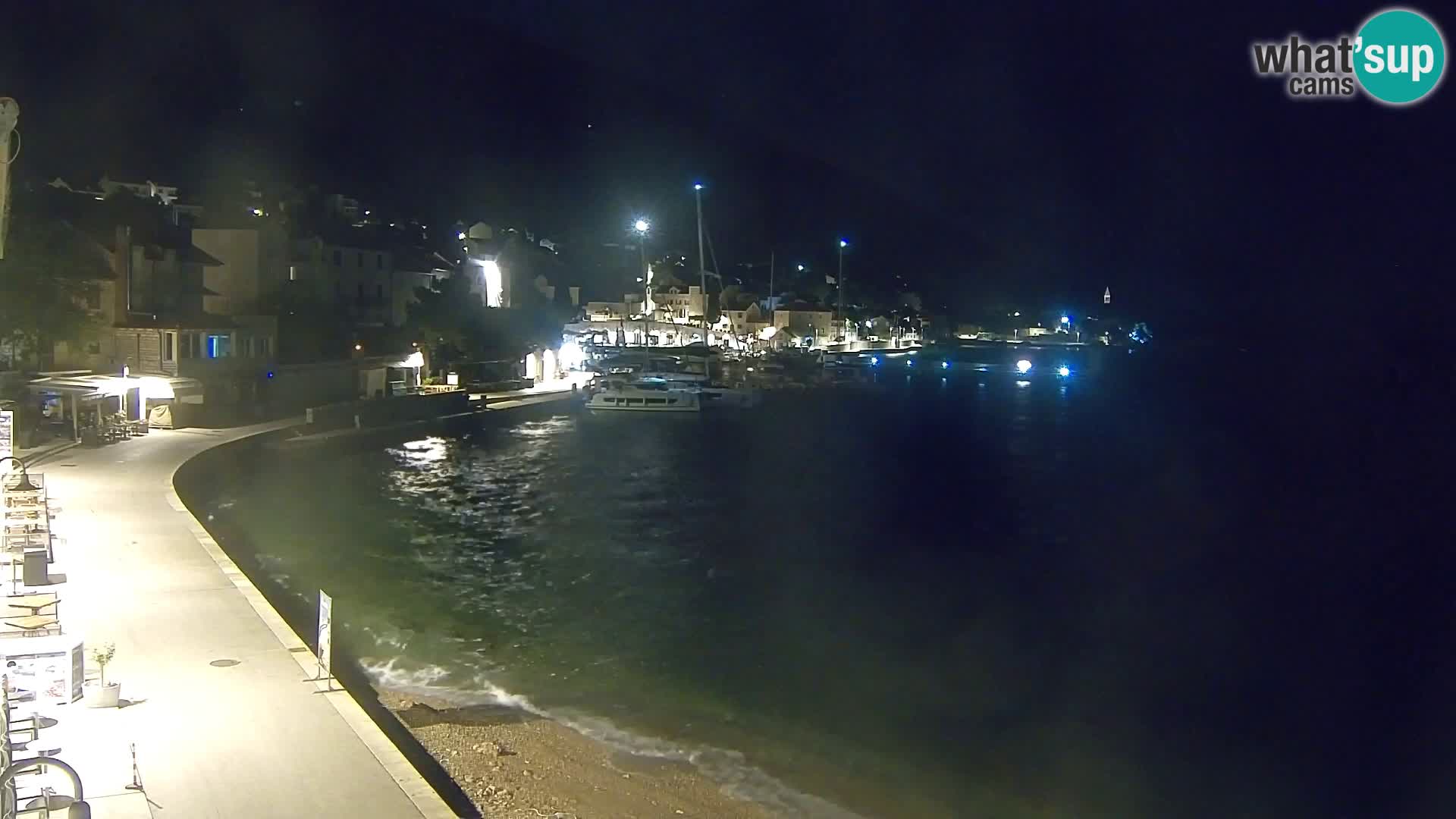 Webcam Bol centre-ville & marina – Vue en direct depuis Bol, île de Brač