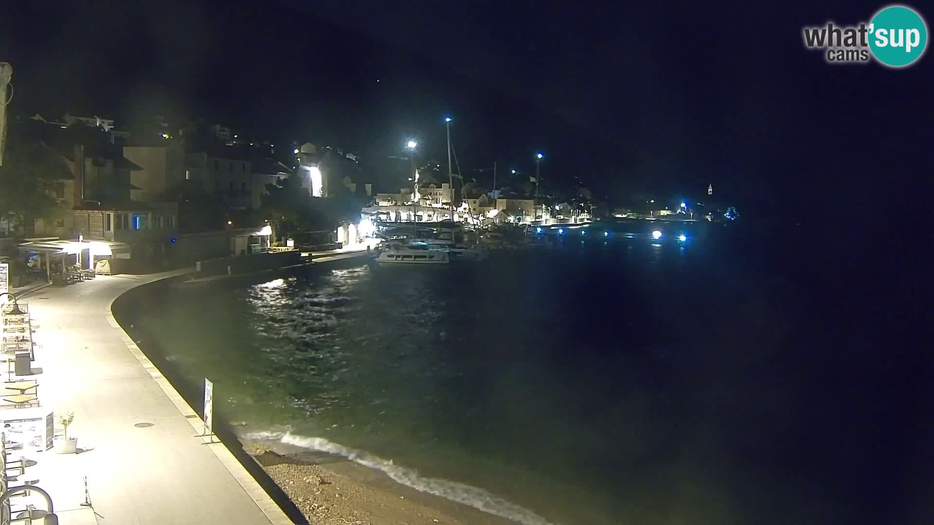 Webcam Bol Hafen & Ortszentrum – Liveblick aus Bol auf der Insel Brač