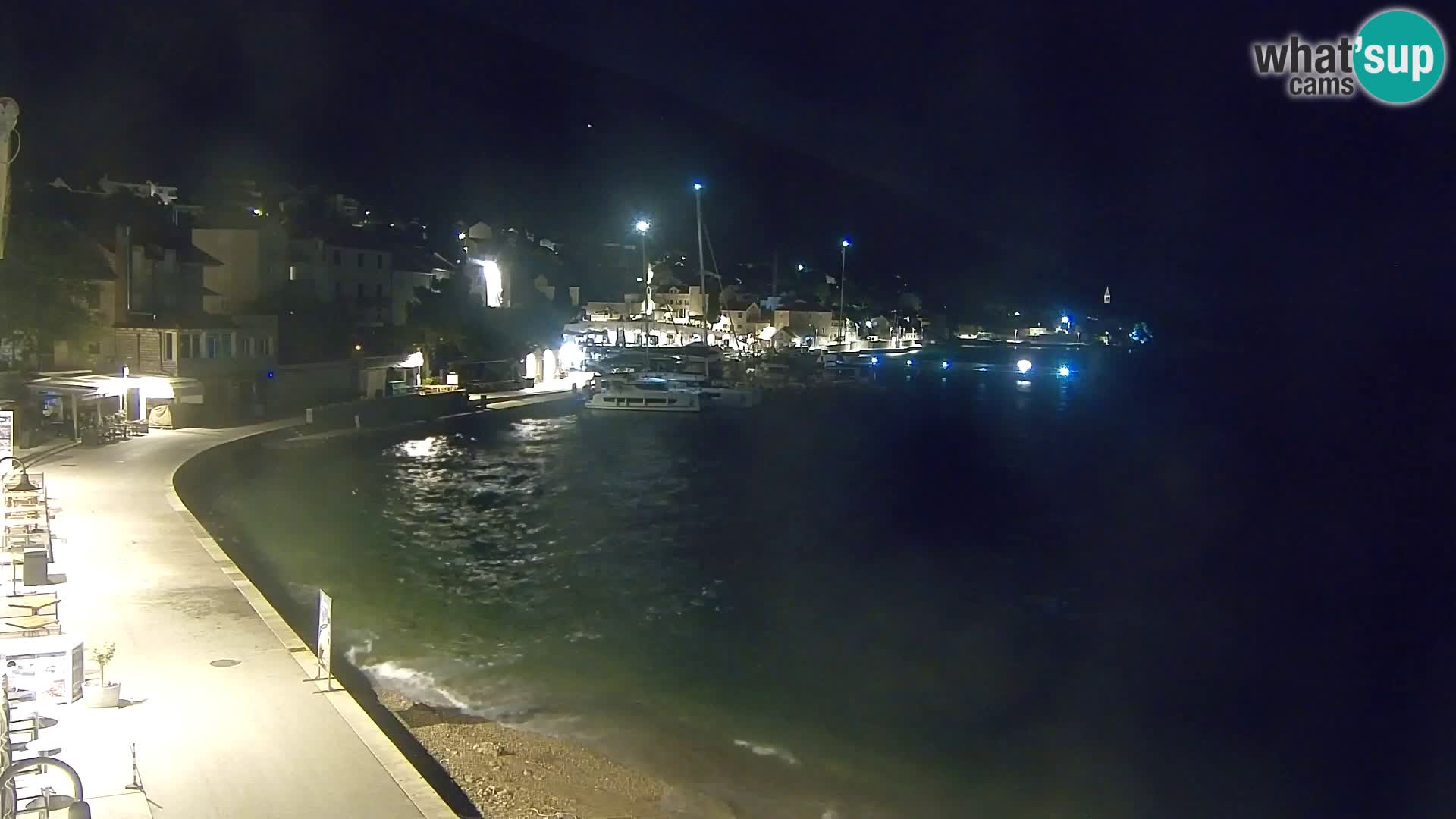 Webcam Bol Hafen & Ortszentrum – Liveblick aus Bol auf der Insel Brač