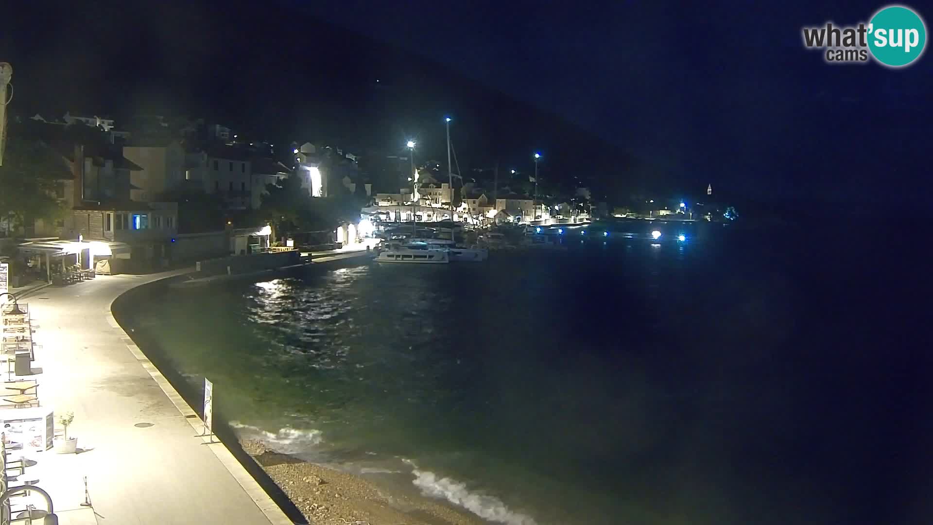 Webcam Bol centre-ville & marina – Vue en direct depuis Bol, île de Brač