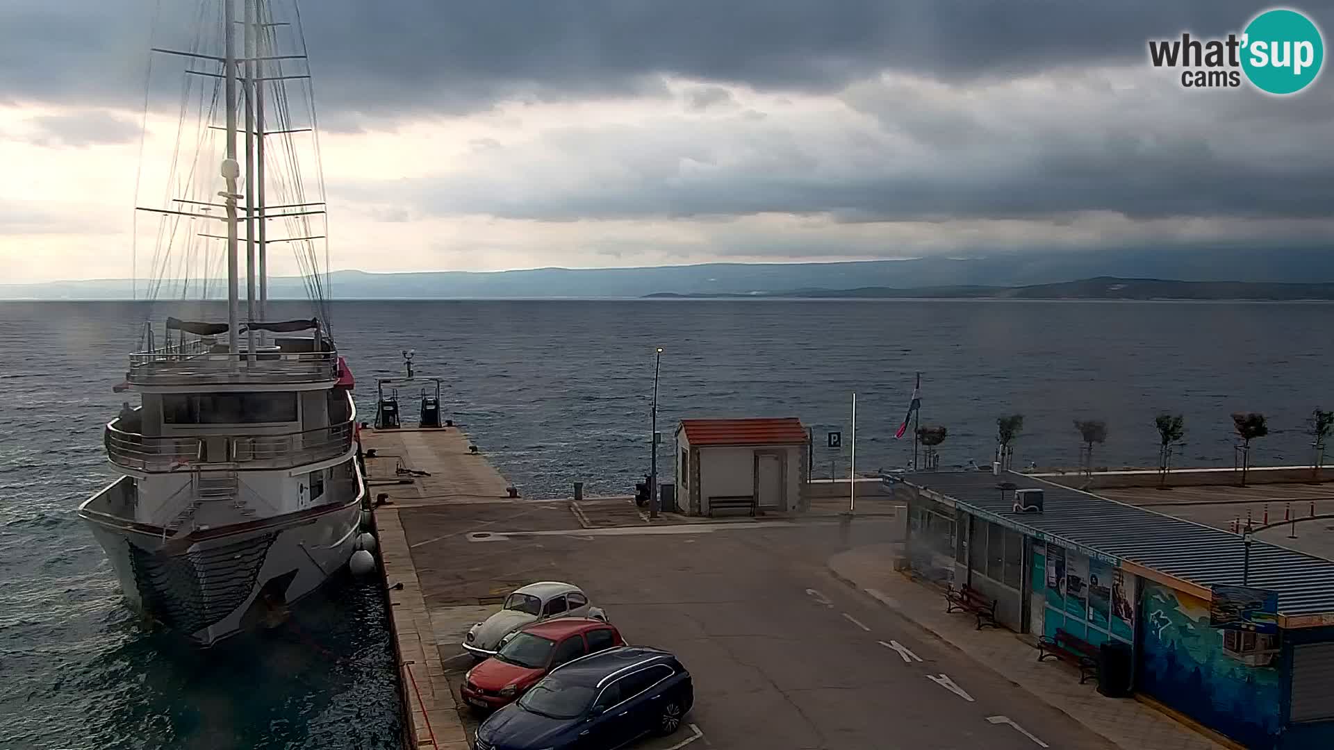 Webcam Bol Centre-Ville & Marina – Vue en direct depuis Bol, île de Brač