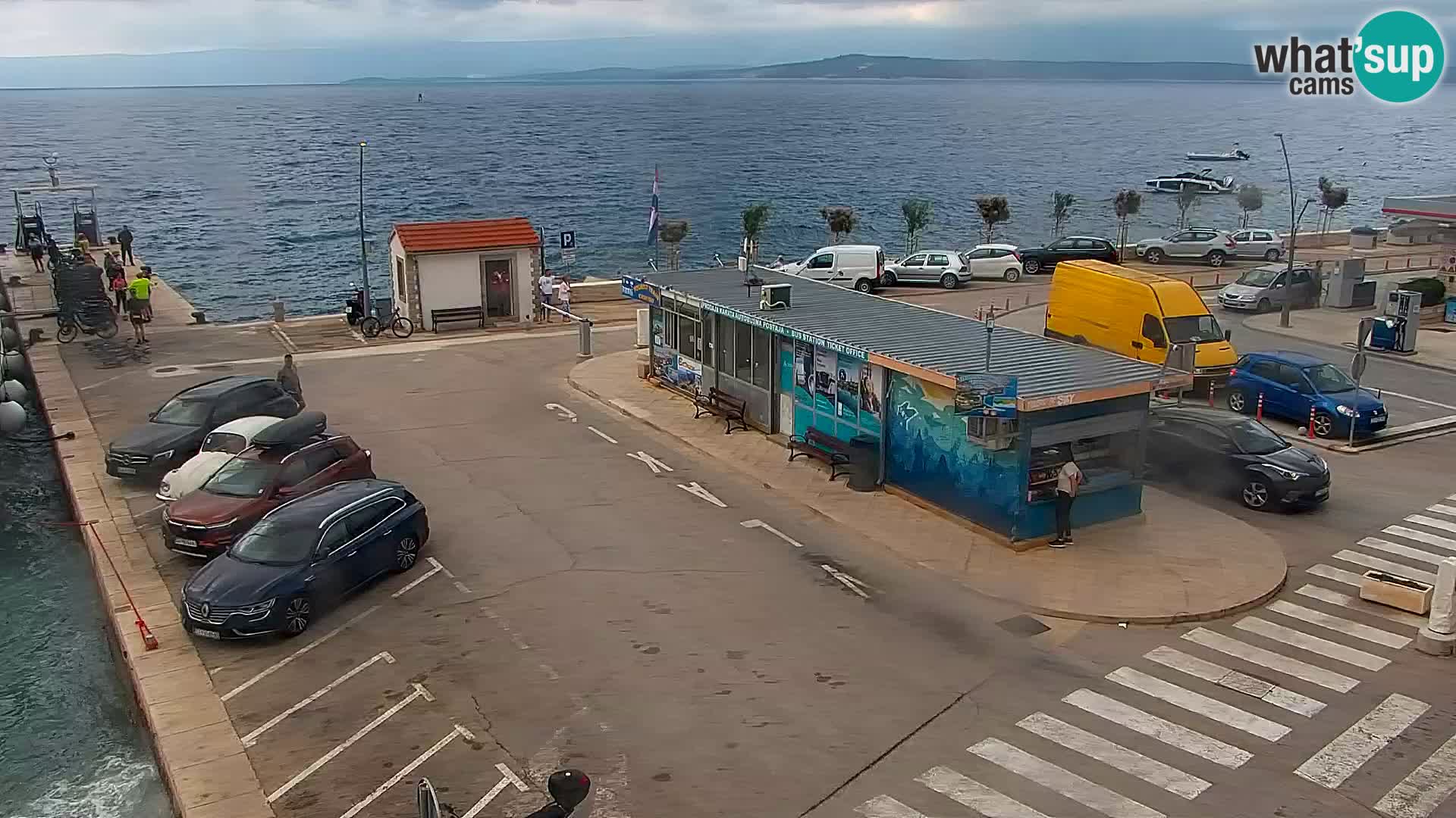Webcam Bol centre-ville & marina – Vue en direct depuis Bol, île de Brač