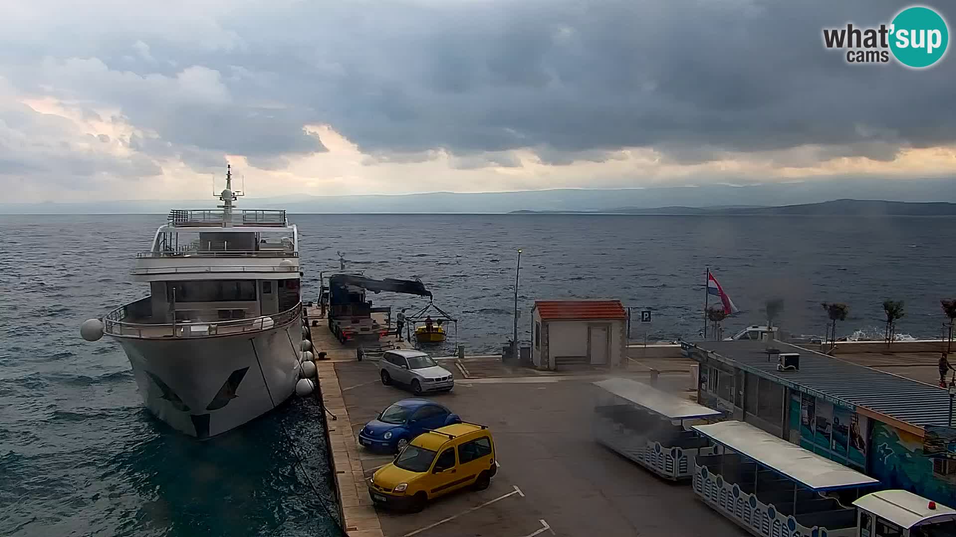 Webcam Bol centre-ville & marina – Vue en direct depuis Bol, île de Brač