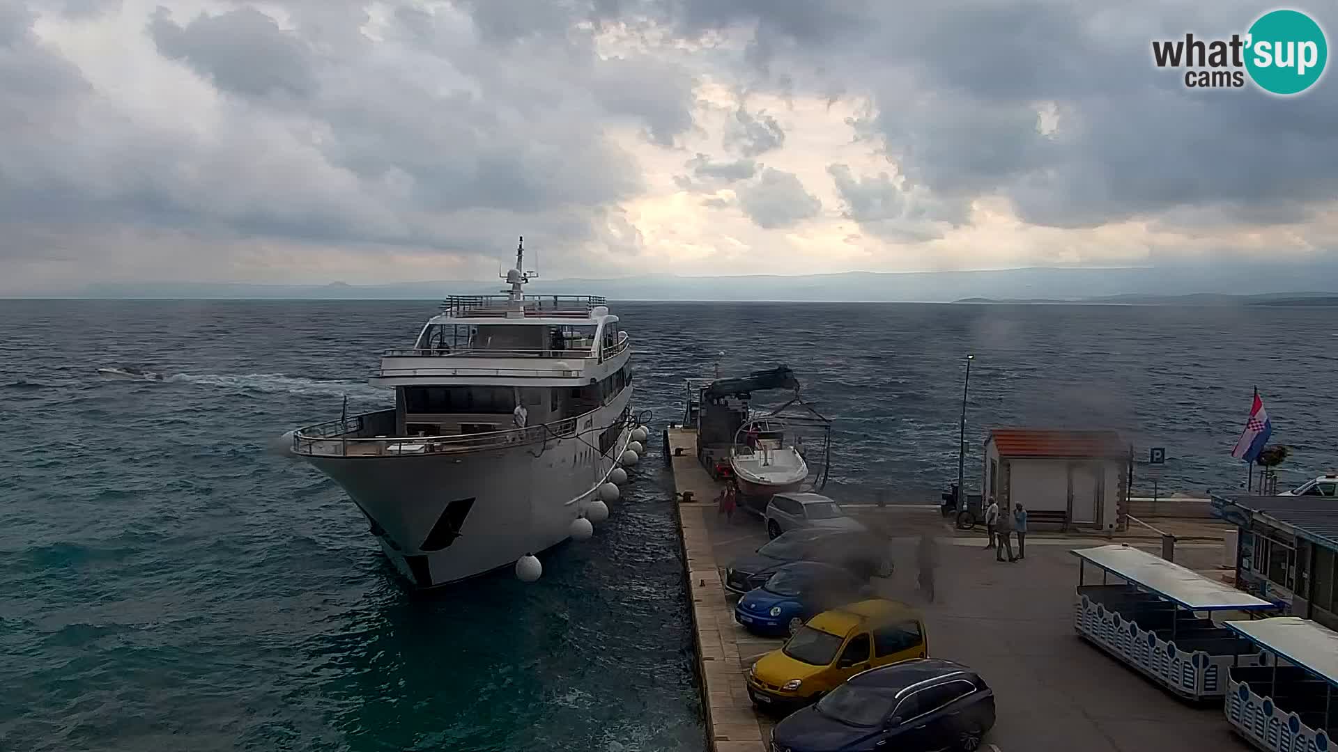 Webcam Bol Hafen & Ortszentrum – Liveblick aus Bol auf der Insel Brač