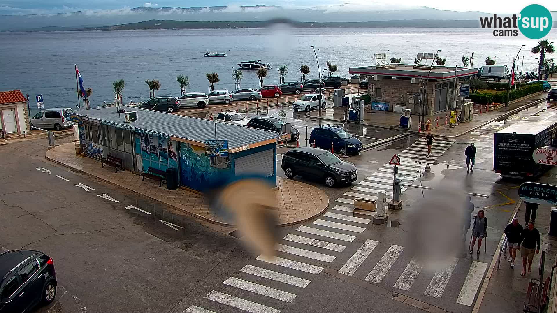 Webcam Bol Centro e Marina – Vista live dal porto di Bol