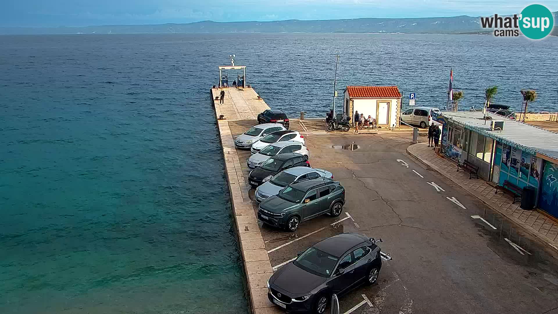Webcam Bol Hafen & Ortszentrum – Liveblick aus Bol auf der Insel Brač