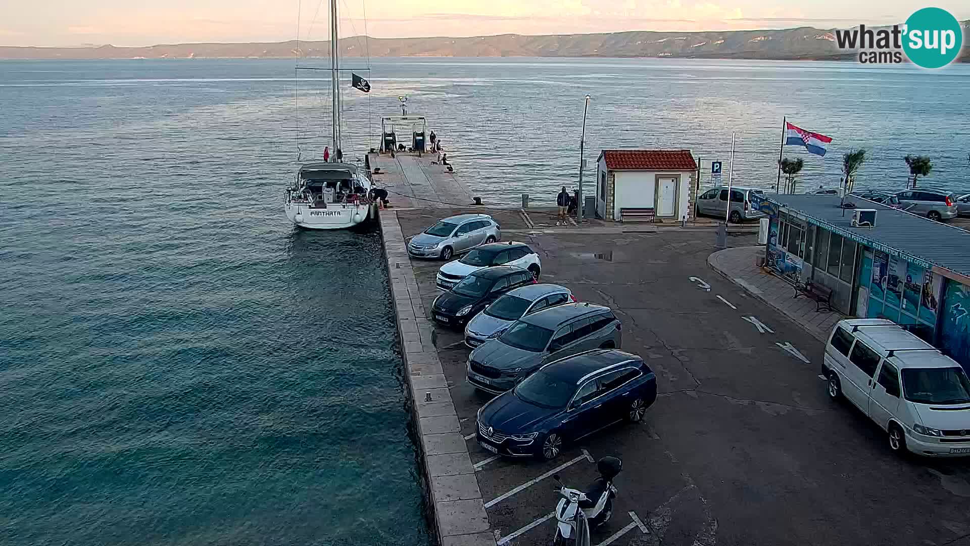 Webcam Bol centre-ville & marina – Vue en direct depuis Bol, île de Brač