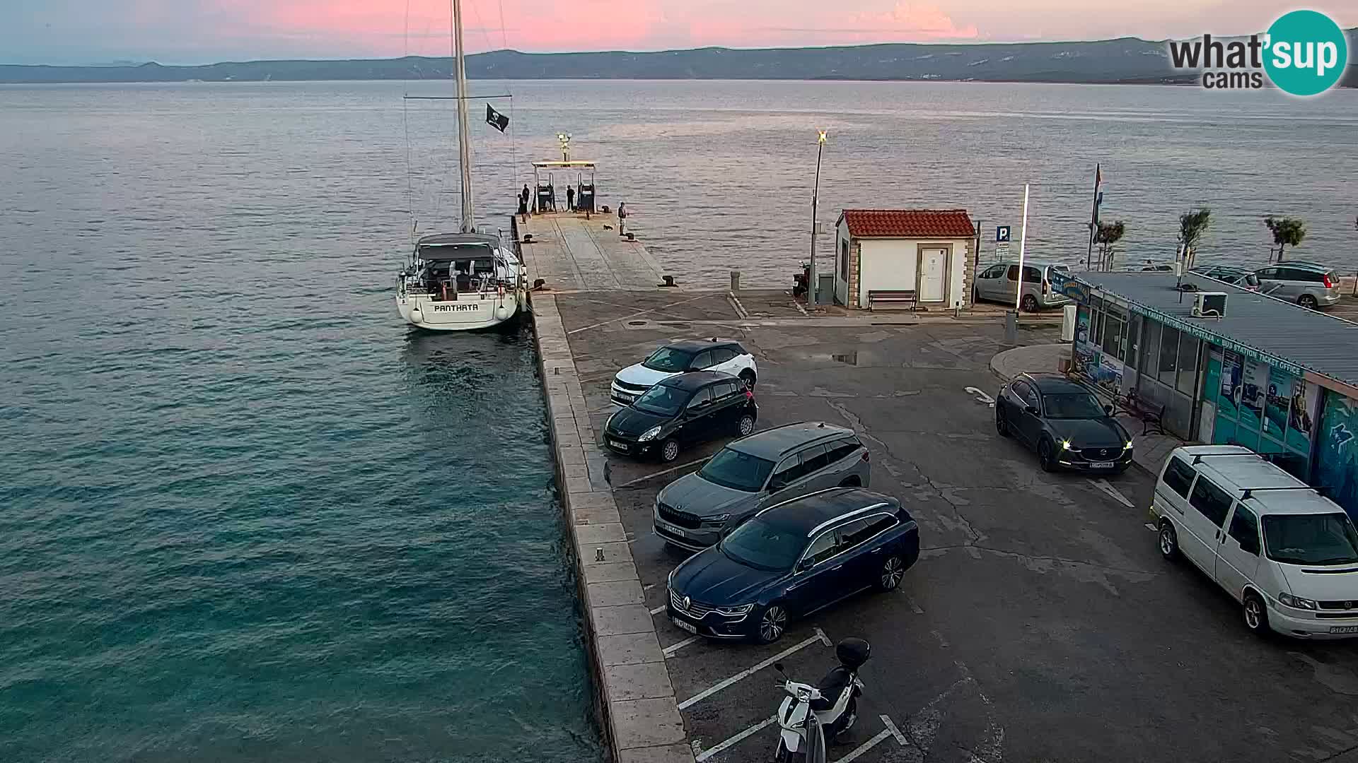 Webcam Bol Centre-Ville & Marina – Vue en direct depuis Bol, île de Brač