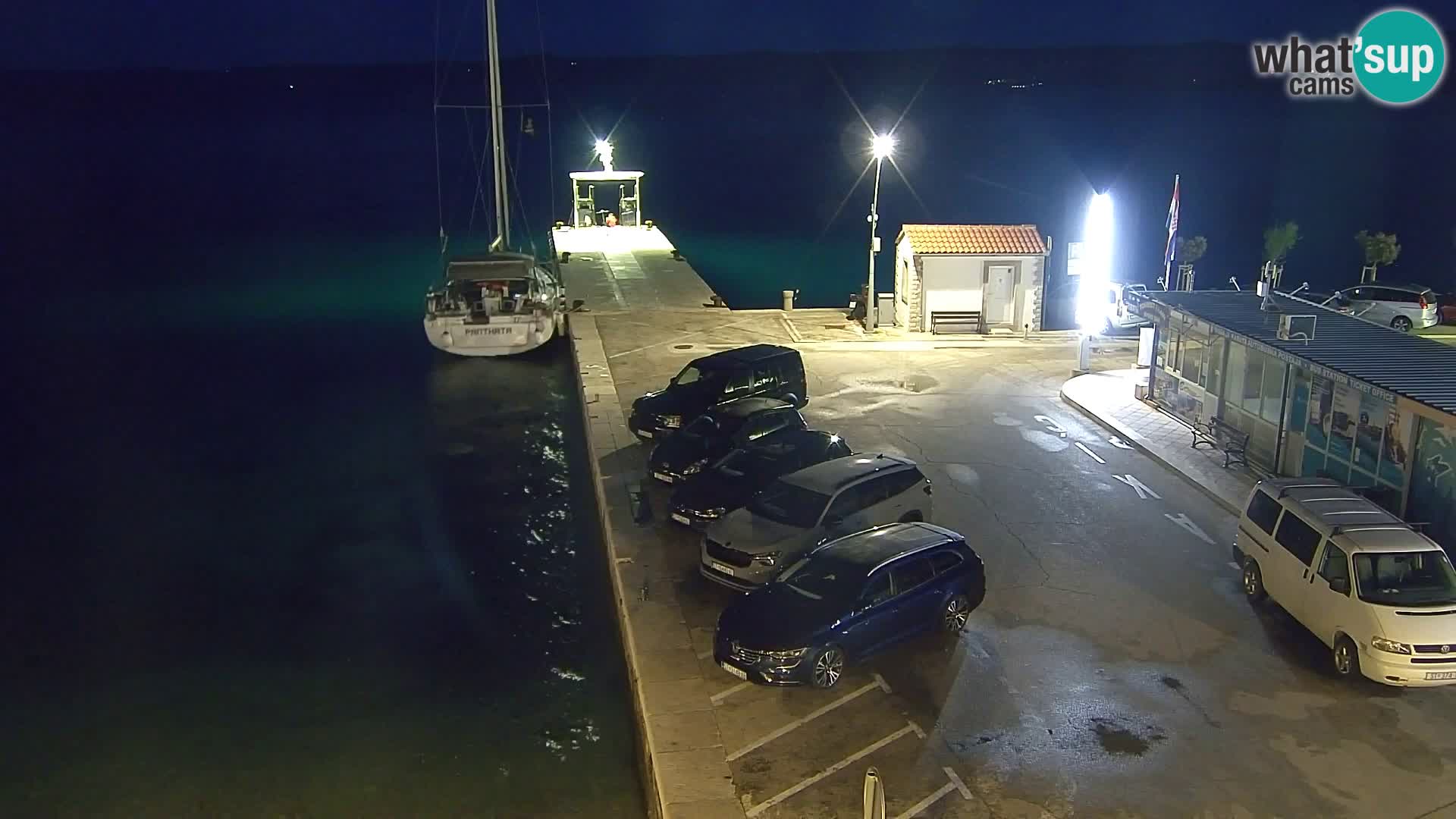 Webcam Bol Centre-Ville & Marina – Vue en direct depuis Bol, île de Brač