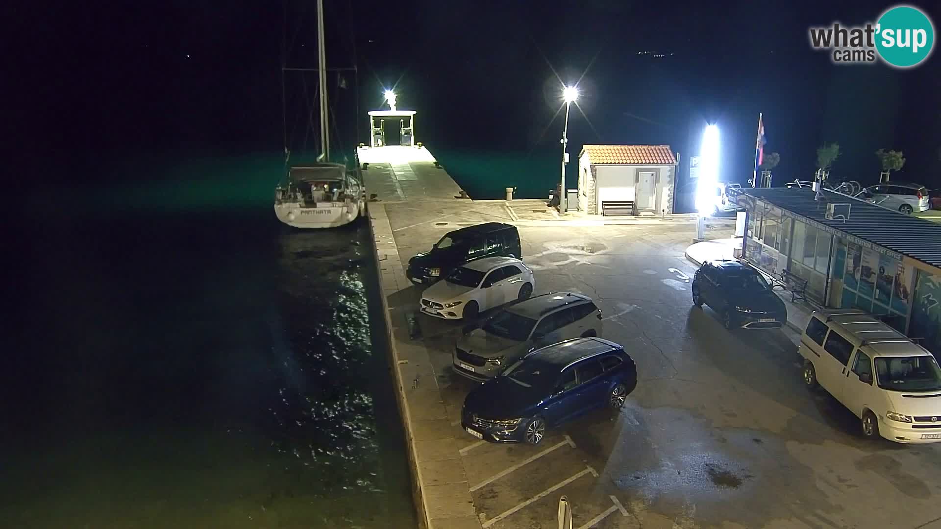 Webcam Bol centre-ville & marina – Vue en direct depuis Bol, île de Brač