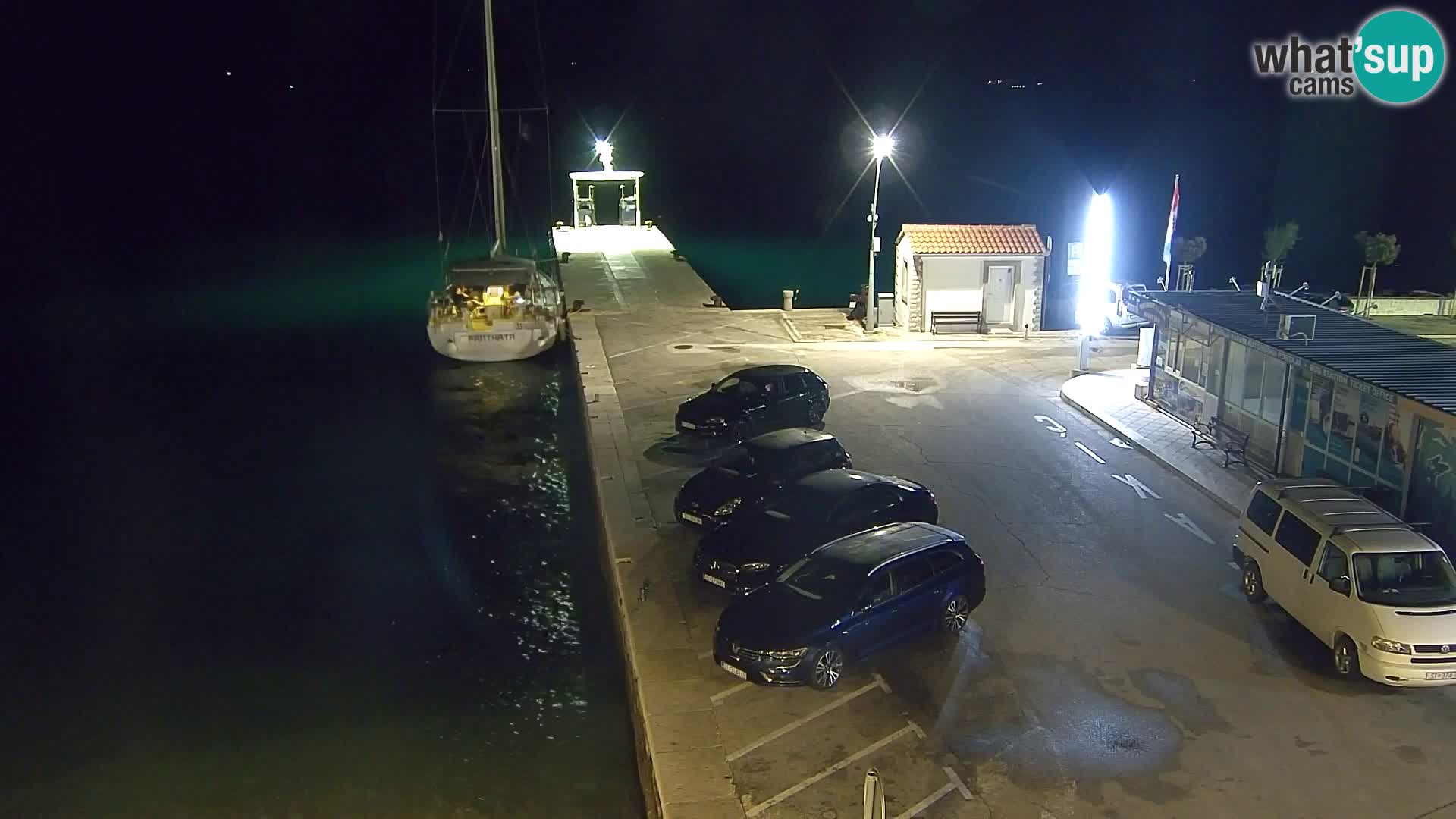 Webcam Bol centre-ville & marina – Vue en direct depuis Bol, île de Brač