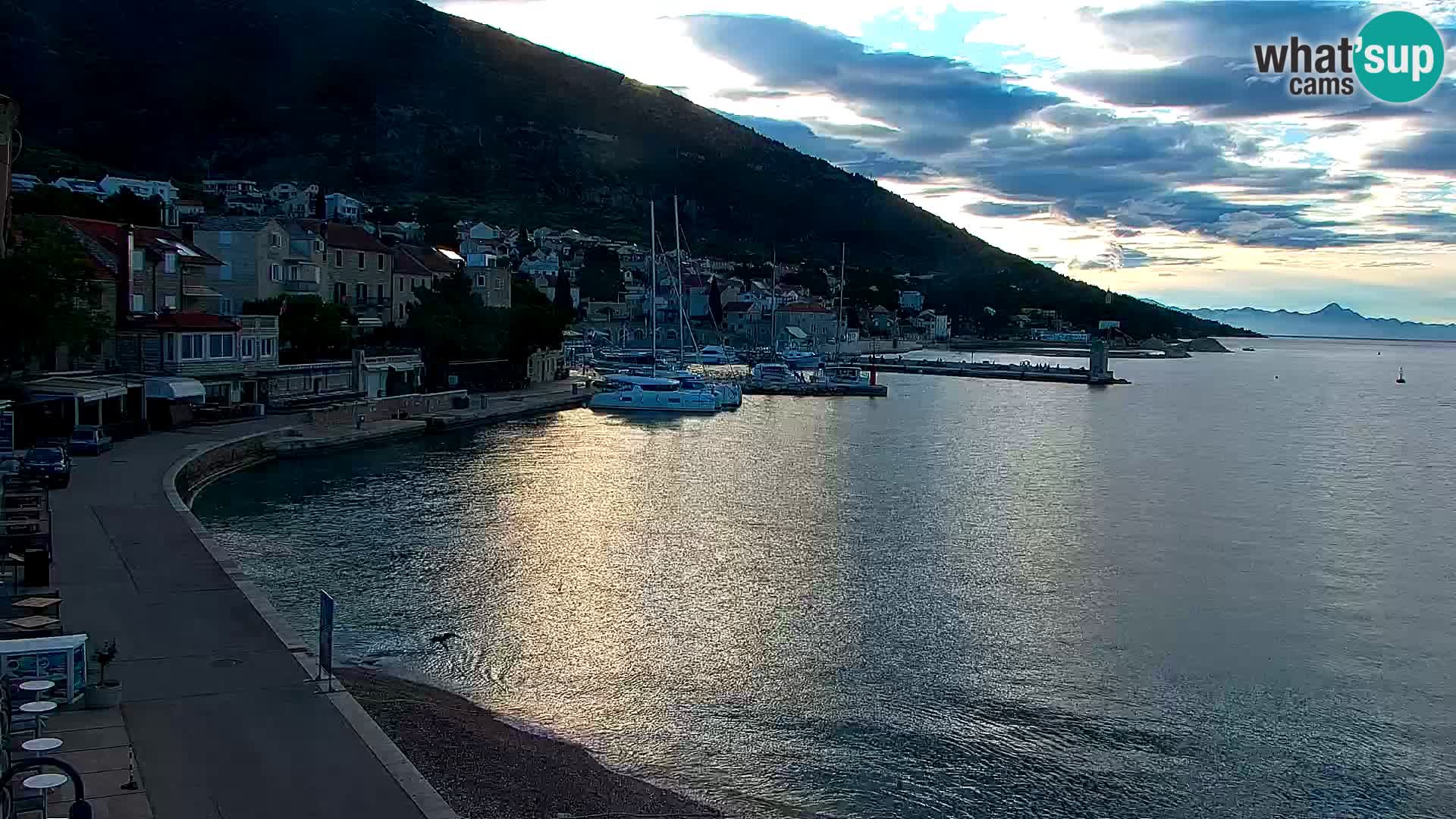 Webcam Bol centre-ville & marina – Vue en direct depuis Bol, île de Brač