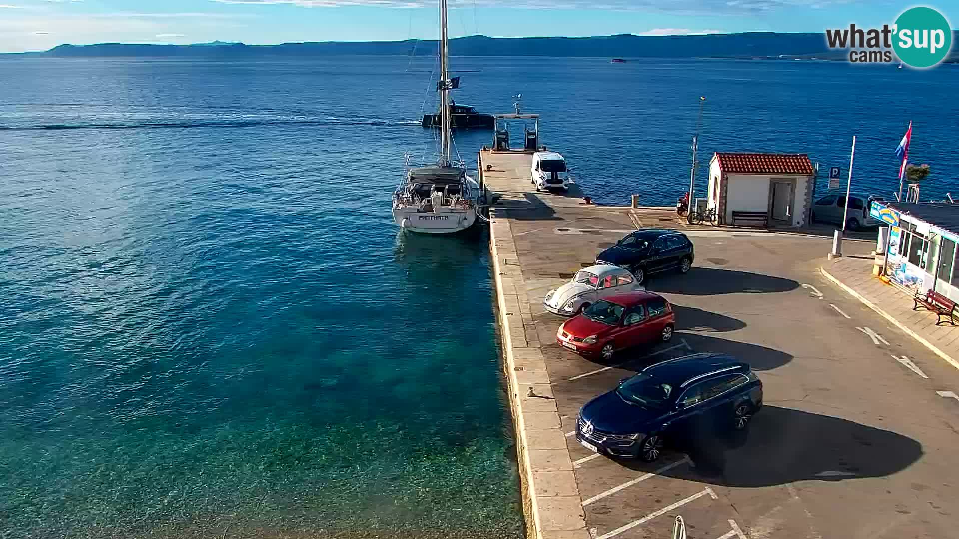 Webcam Bol Hafen & Ortszentrum – Liveblick aus Bol auf der Insel Brač