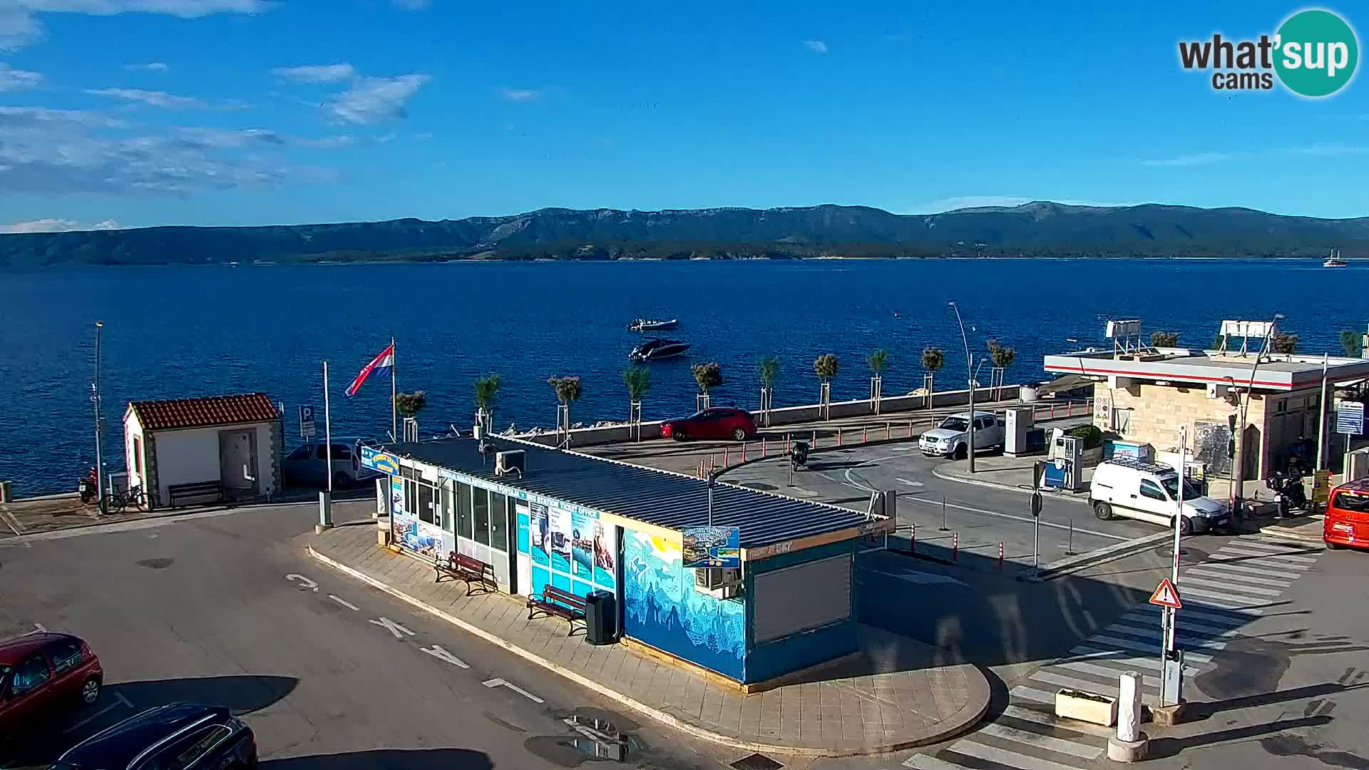 Webcam Bol Hafen & Ortszentrum – Liveblick aus Bol auf der Insel Brač