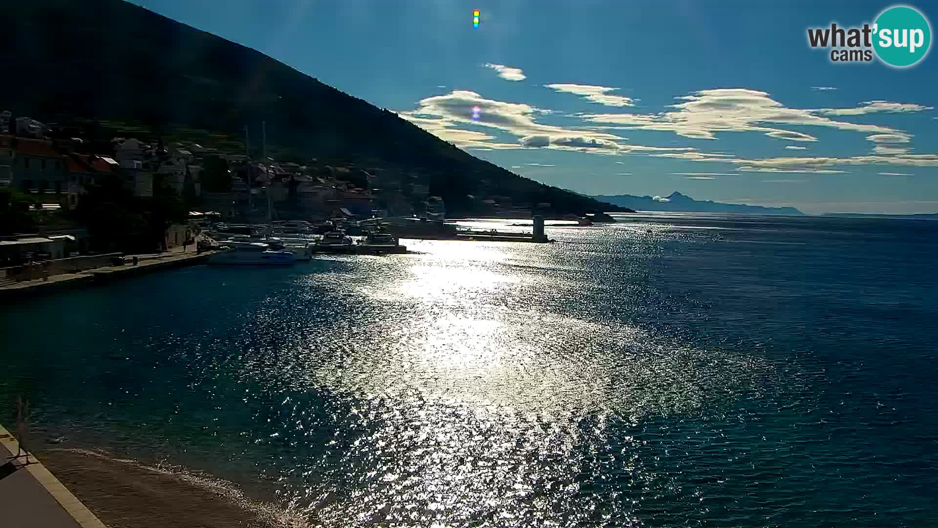 Webcam Bol centre-ville & marina – Vue en direct depuis Bol, île de Brač