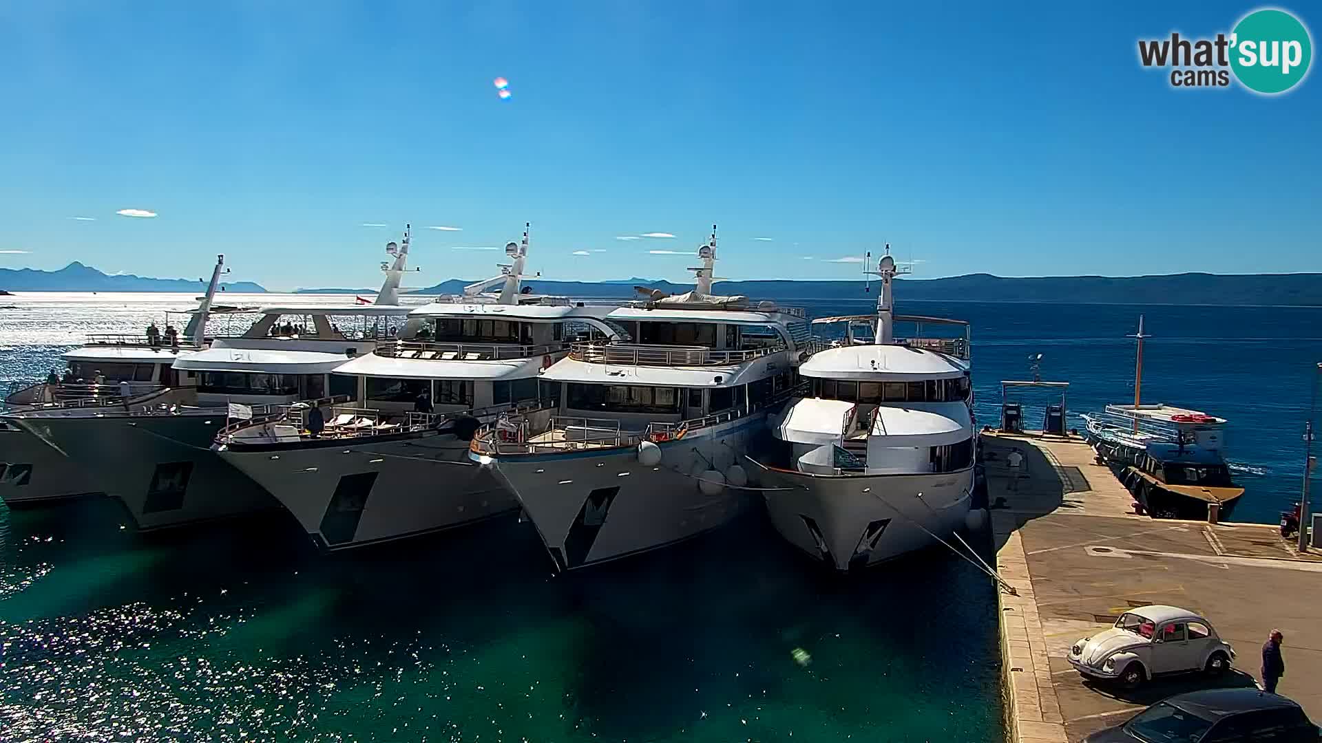 Webcam Bol Hafen & Ortszentrum – Liveblick aus Bol auf der Insel Brač