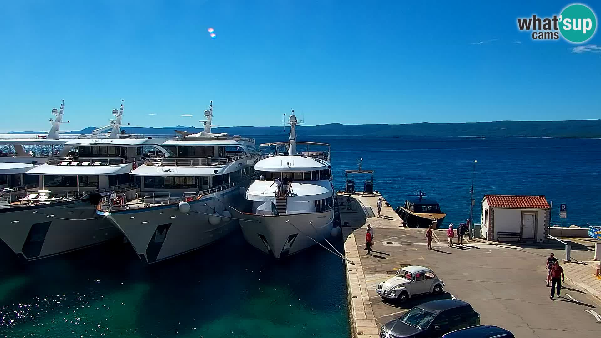 Webcam Bol Hafen & Ortszentrum – Liveblick aus Bol auf der Insel Brač