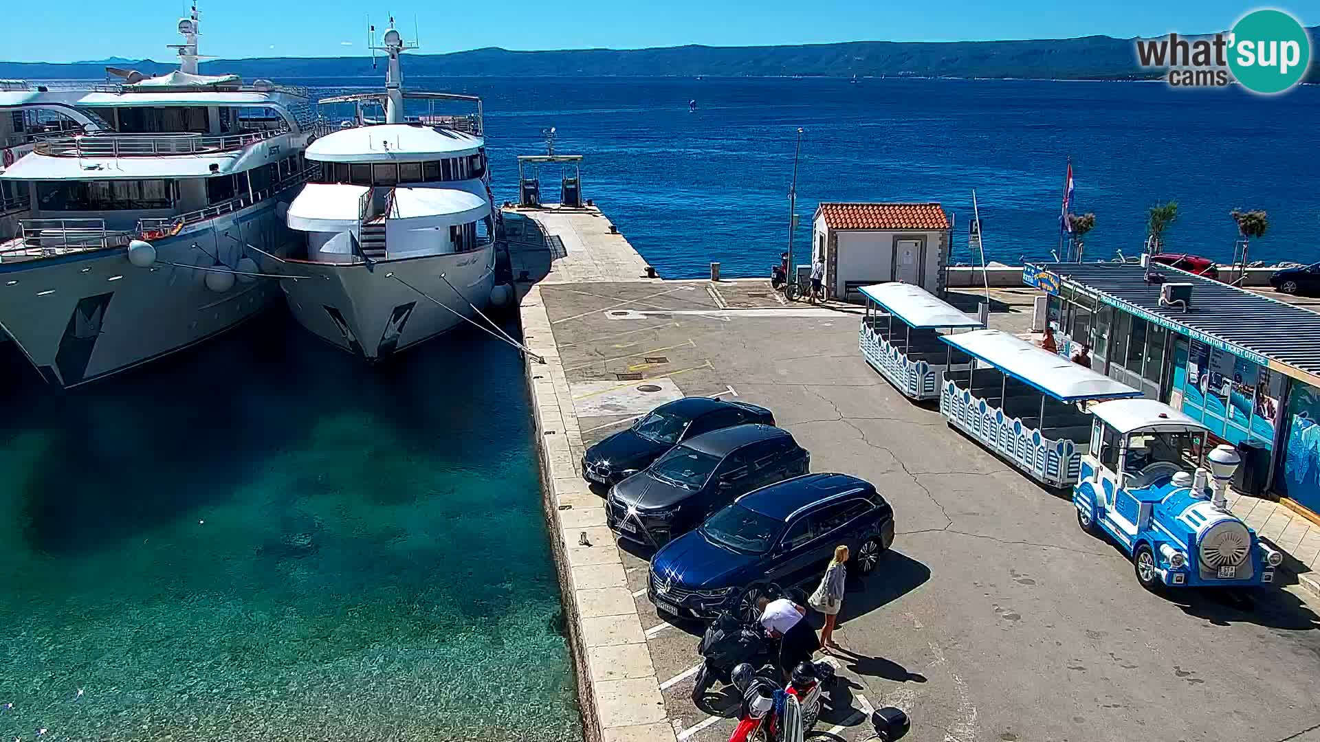 Webcam Bol Centre-Ville & Marina – Vue en direct depuis Bol, île de Brač
