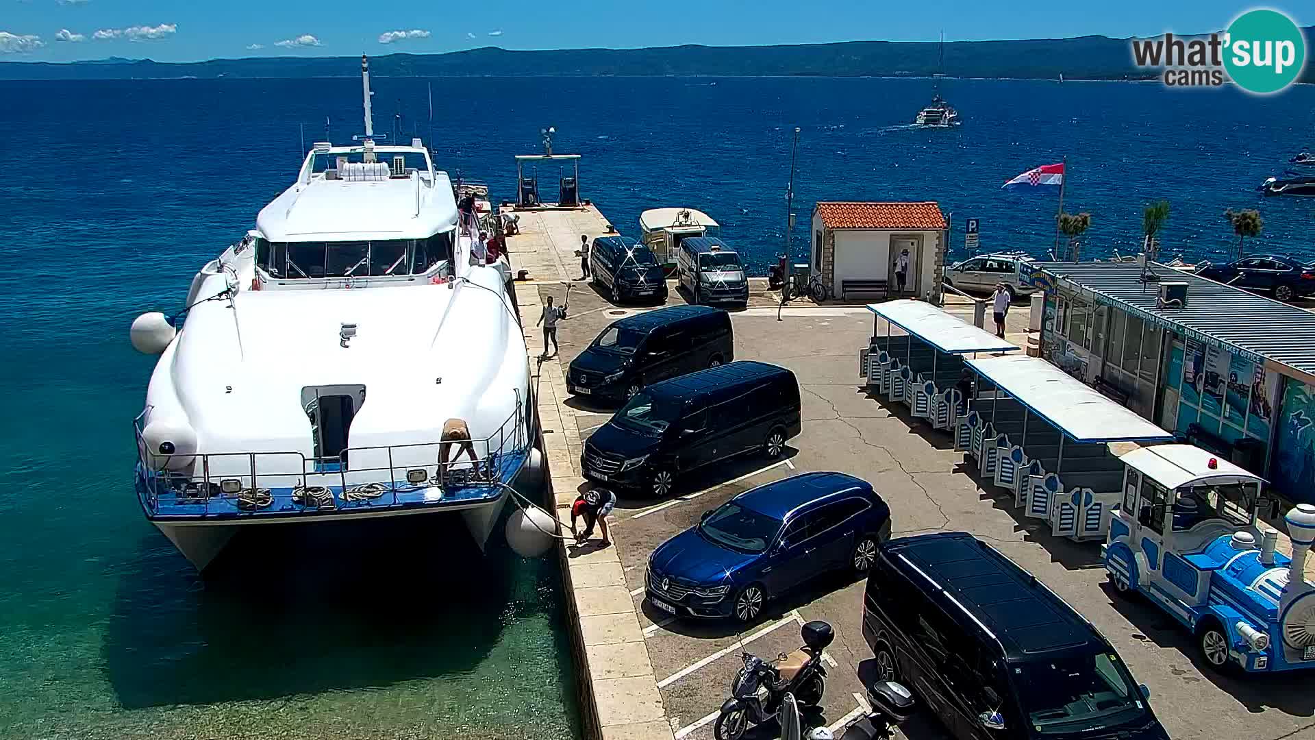 Webcam Bol centre-ville & marina – Vue en direct depuis Bol, île de Brač