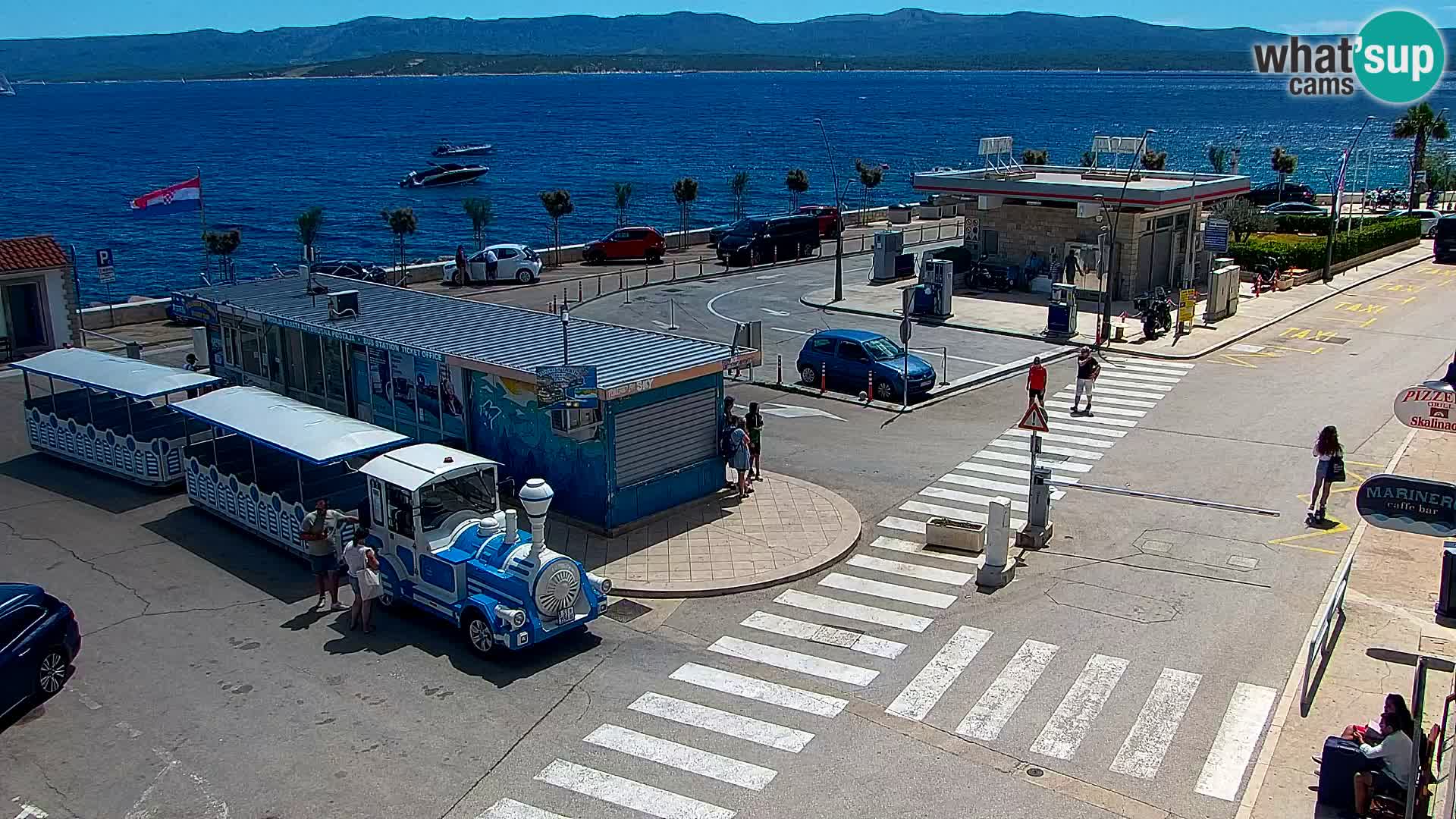 Webcam Bol Hafen & Ortszentrum – Liveblick aus Bol auf der Insel Brač