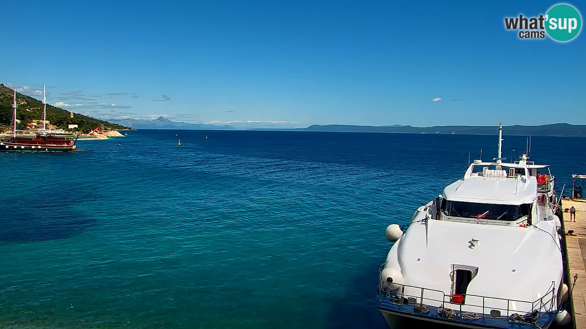 Webcam Bol Centre-Ville & Marina – Vue en direct depuis Bol, île de Brač