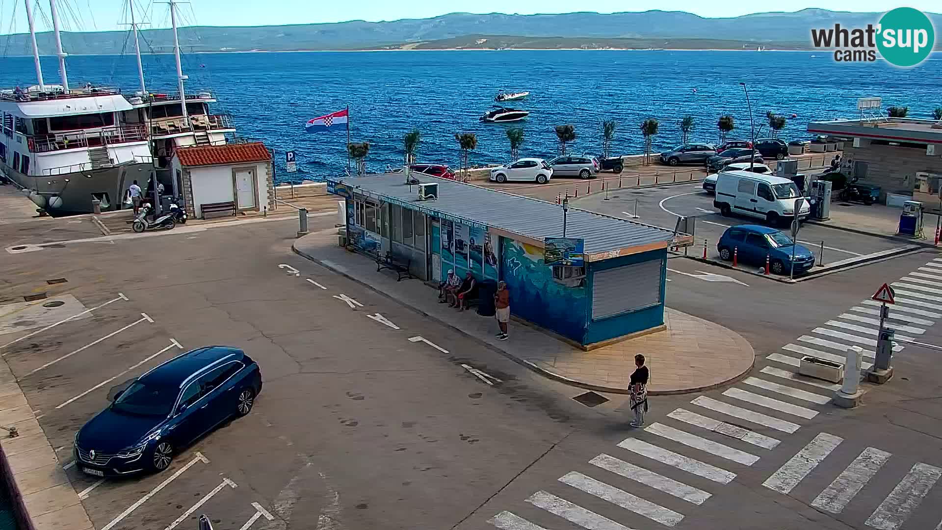 Webcam Bol Centre-Ville & Marina – Vue en direct depuis Bol, île de Brač