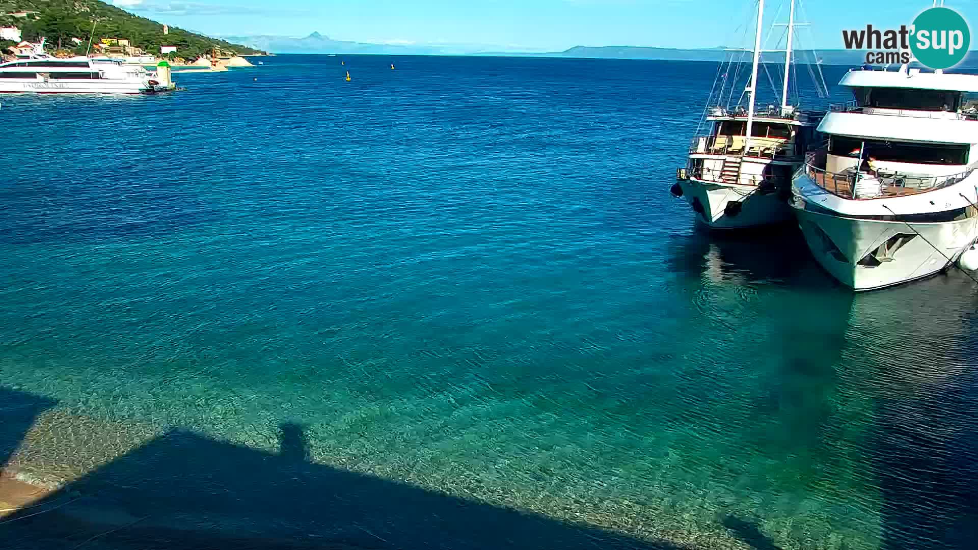 Webcam Bol Hafen & Ortszentrum – Liveblick aus Bol auf der Insel Brač