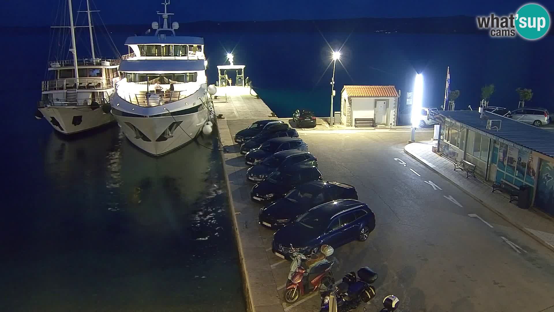 Webcam Bol Centre-Ville & Marina – Vue en direct depuis Bol, île de Brač