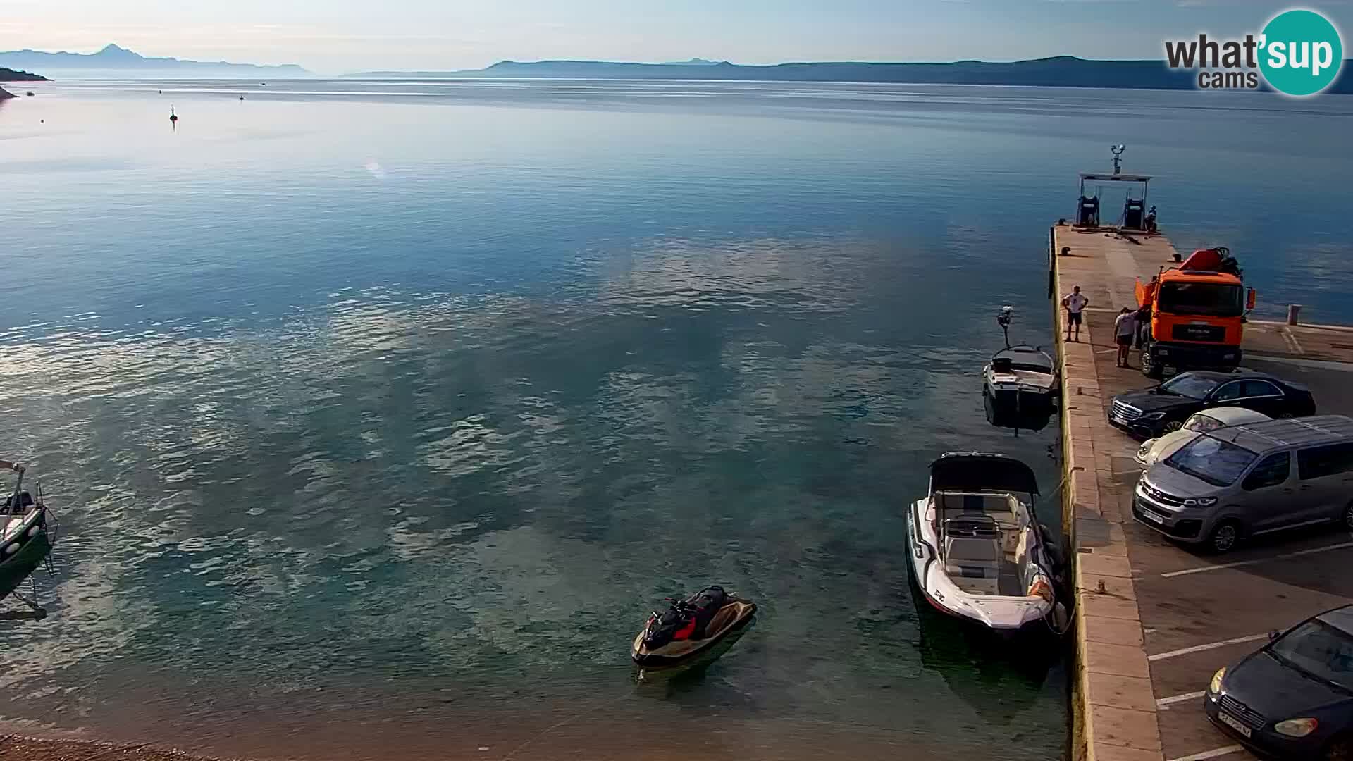 Webcam Bol centre-ville & marina – Vue en direct depuis Bol, île de Brač