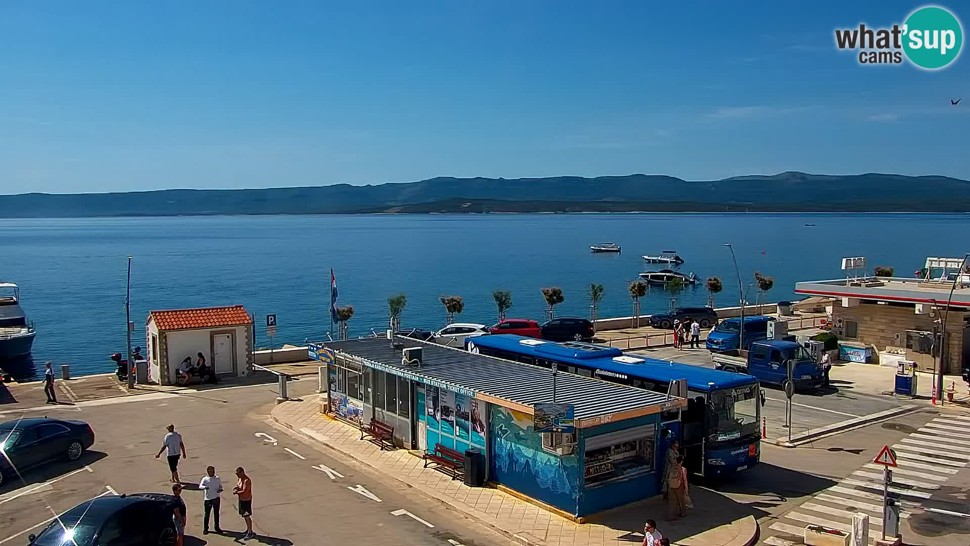 Webcam Bol centre-ville & marina – Vue en direct depuis Bol, île de Brač