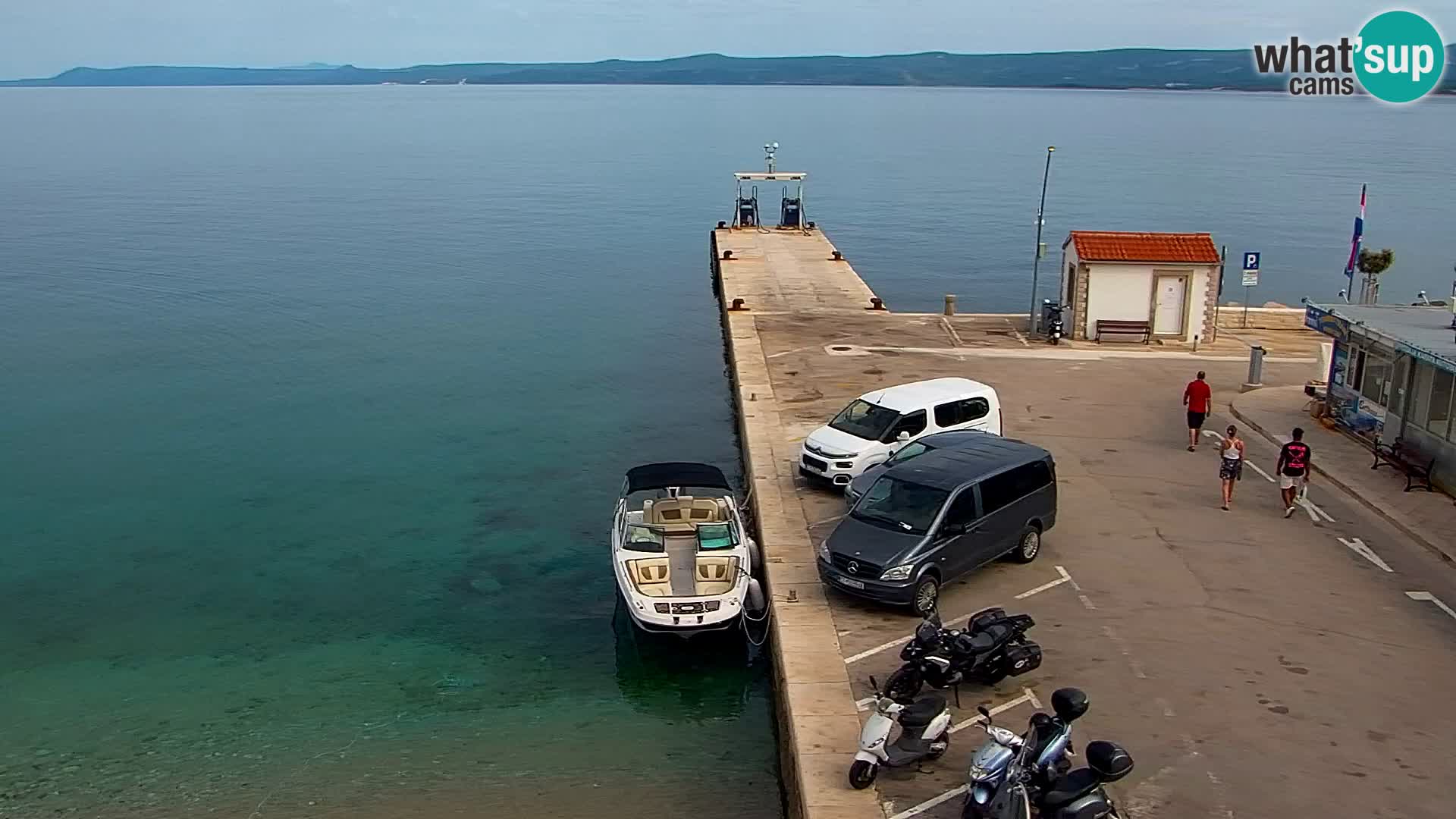 Webcam Bol centre-ville & marina – Vue en direct depuis Bol, île de Brač