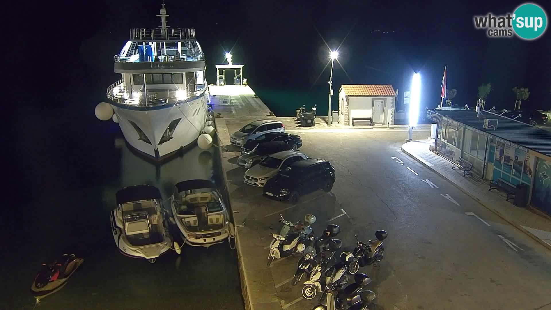 Webcam Bol Hafen & Ortszentrum – Liveblick aus Bol auf der Insel Brač