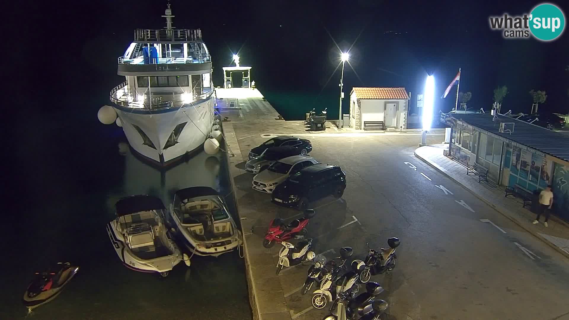 Spletna kamera Bol – Center mesta in marina v živo