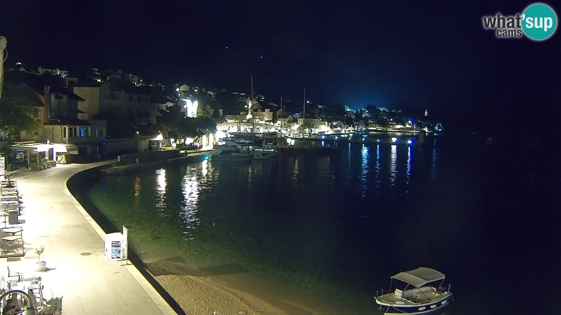 Webcam Bol Centre-Ville & Marina – Vue en direct depuis Bol, île de Brač