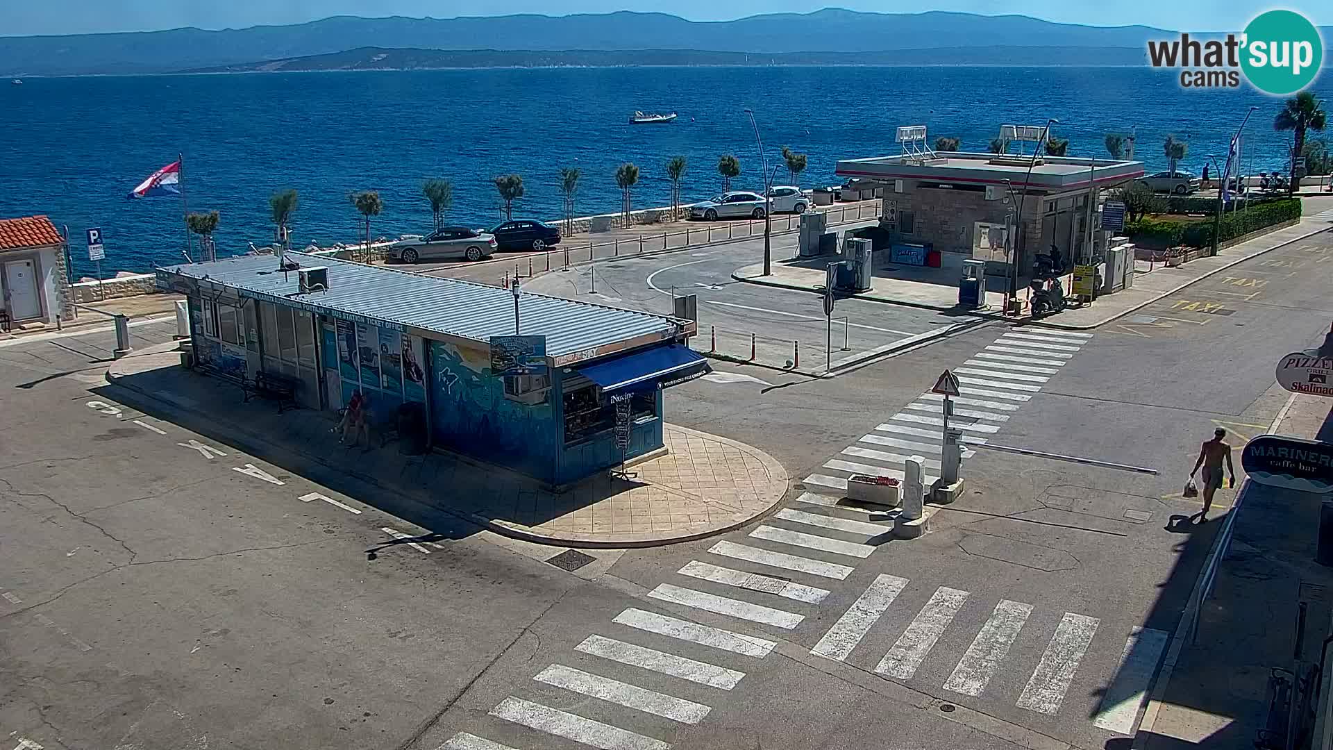 Webcam Bol Hafen & Ortszentrum – Liveblick aus Bol auf der Insel Brač