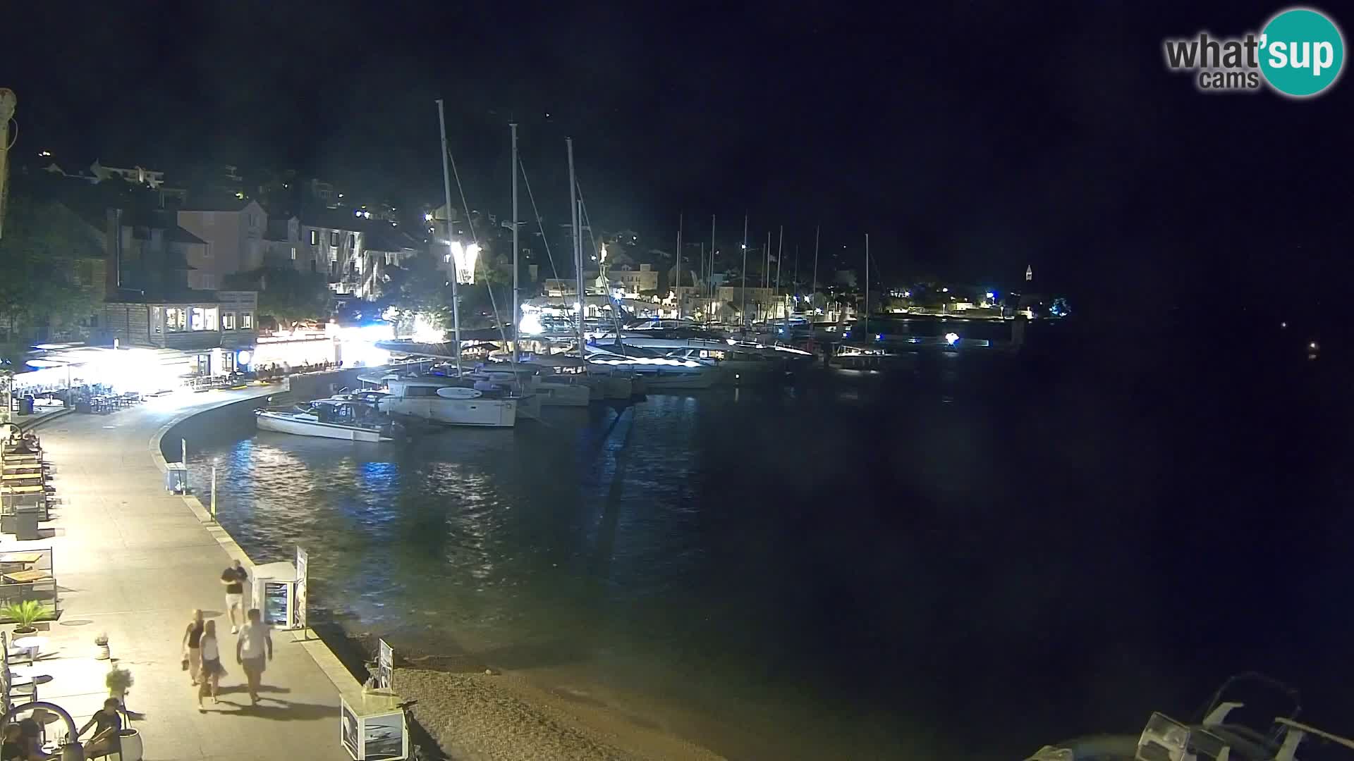 Webcam Bol Centre-Ville & Marina – Vue en direct depuis Bol, île de Brač